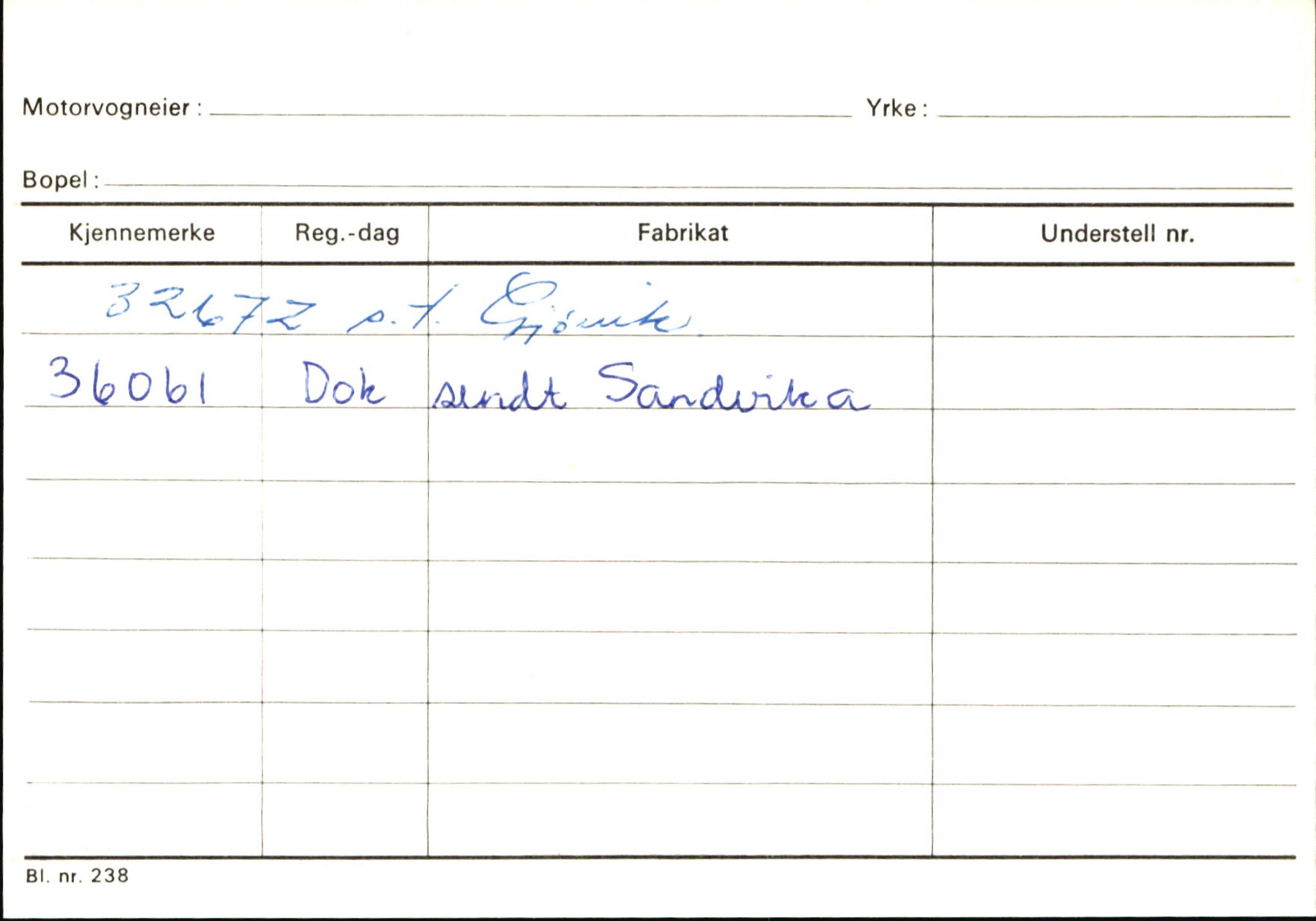 Statens vegvesen, Sogn og Fjordane vegkontor, AV/SAB-A-5301/4/F/L0145: Registerkort Vågsøy S-Å. Årdal I-P, 1945-1975, s. 1612