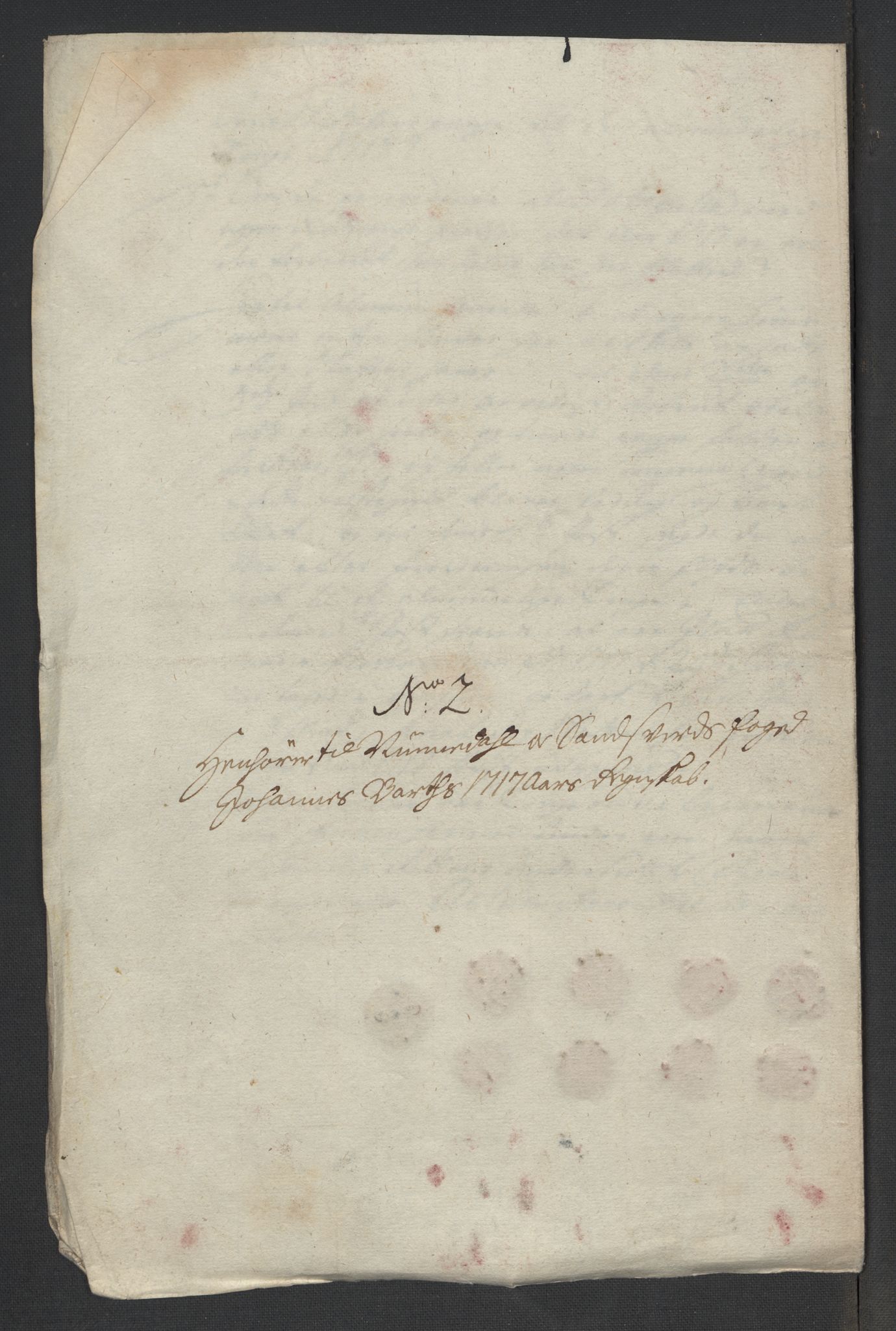 Rentekammeret inntil 1814, Reviderte regnskaper, Fogderegnskap, AV/RA-EA-4092/R24/L1593: Fogderegnskap Numedal og Sandsvær, 1717, s. 213