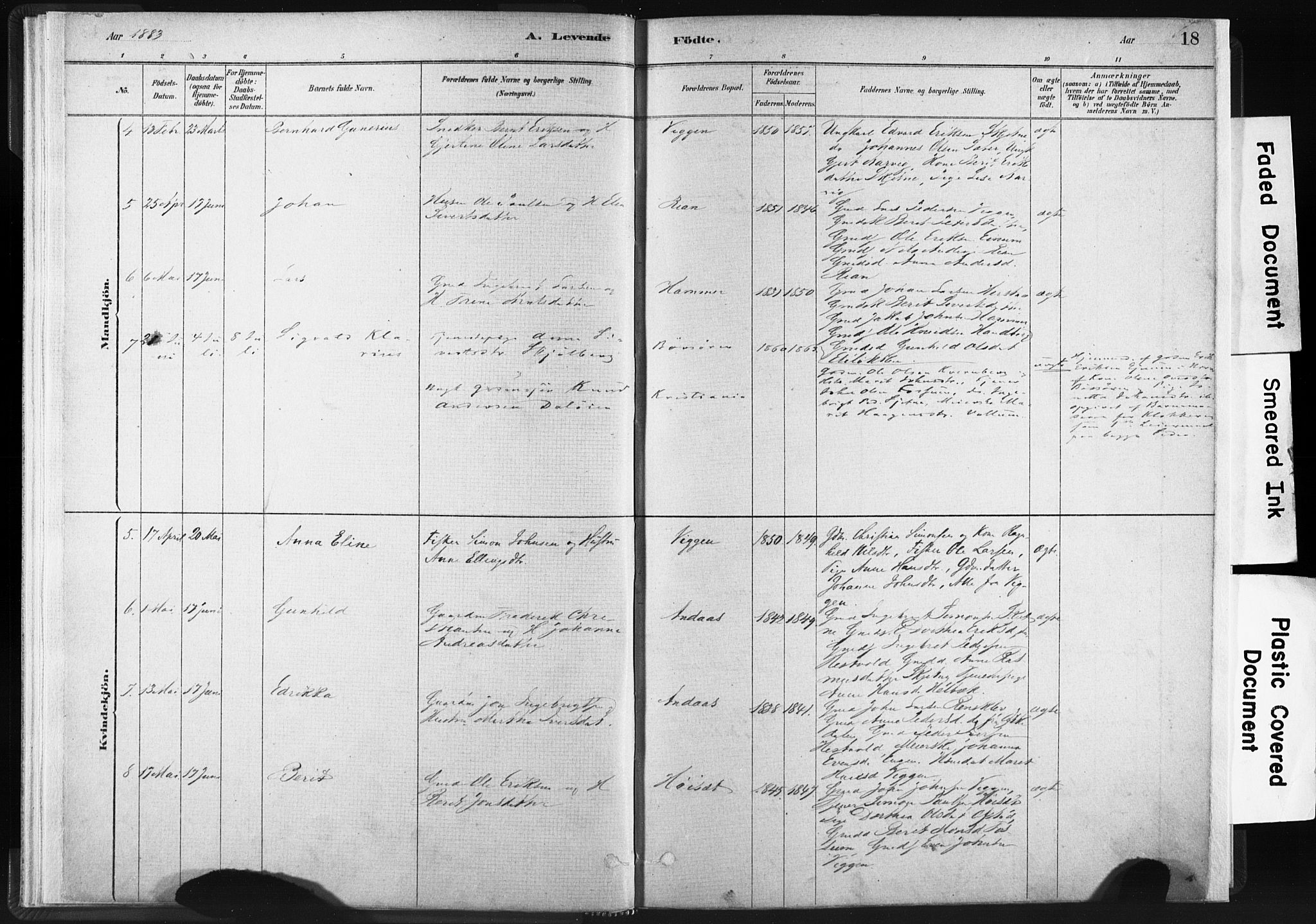 Ministerialprotokoller, klokkerbøker og fødselsregistre - Sør-Trøndelag, SAT/A-1456/665/L0773: Ministerialbok nr. 665A08, 1879-1905, s. 18