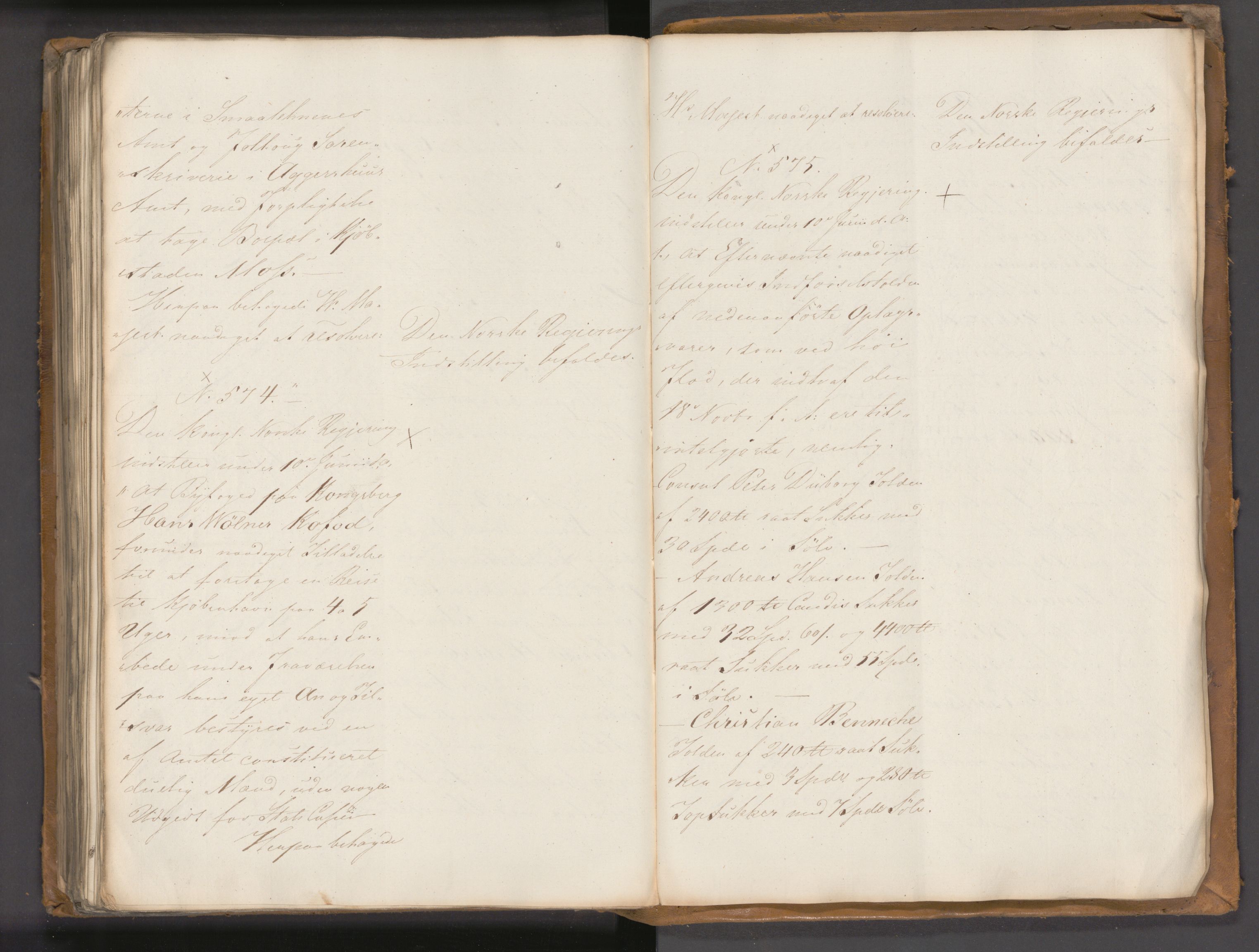 Statsrådssekretariatet, AV/RA-S-1001/A/Ab/L0020: Kgl. res. nr. 1-579, 1. halvår, 1825