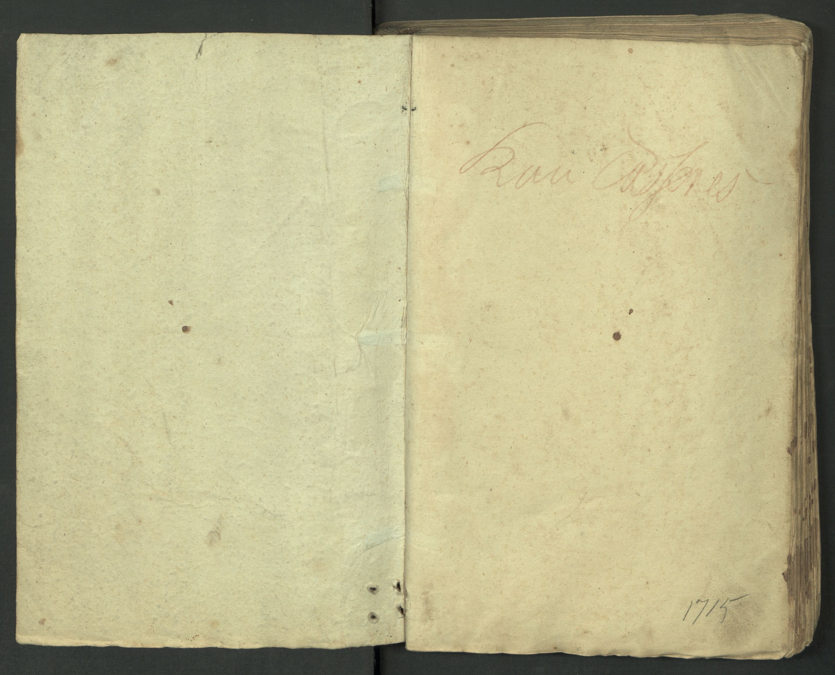 Rentekammeret inntil 1814, Reviderte regnskaper, Fogderegnskap, AV/RA-EA-4092/R39/L2324: Fogderegnskap Nedenes, 1715, s. 5