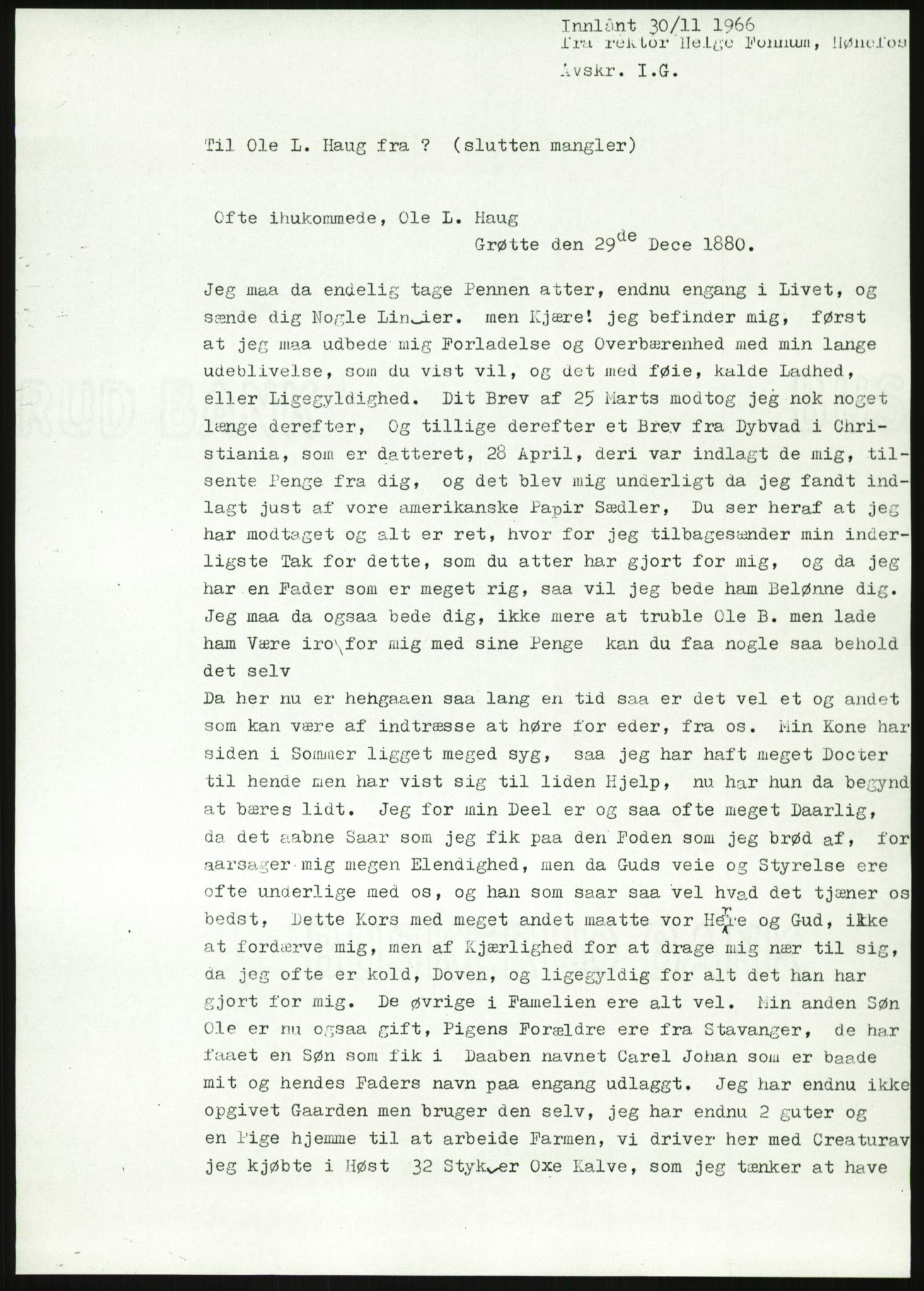 Samlinger til kildeutgivelse, Amerikabrevene, AV/RA-EA-4057/F/L0019: Innlån fra Buskerud: Fonnem - Kristoffersen, 1838-1914, s. 599