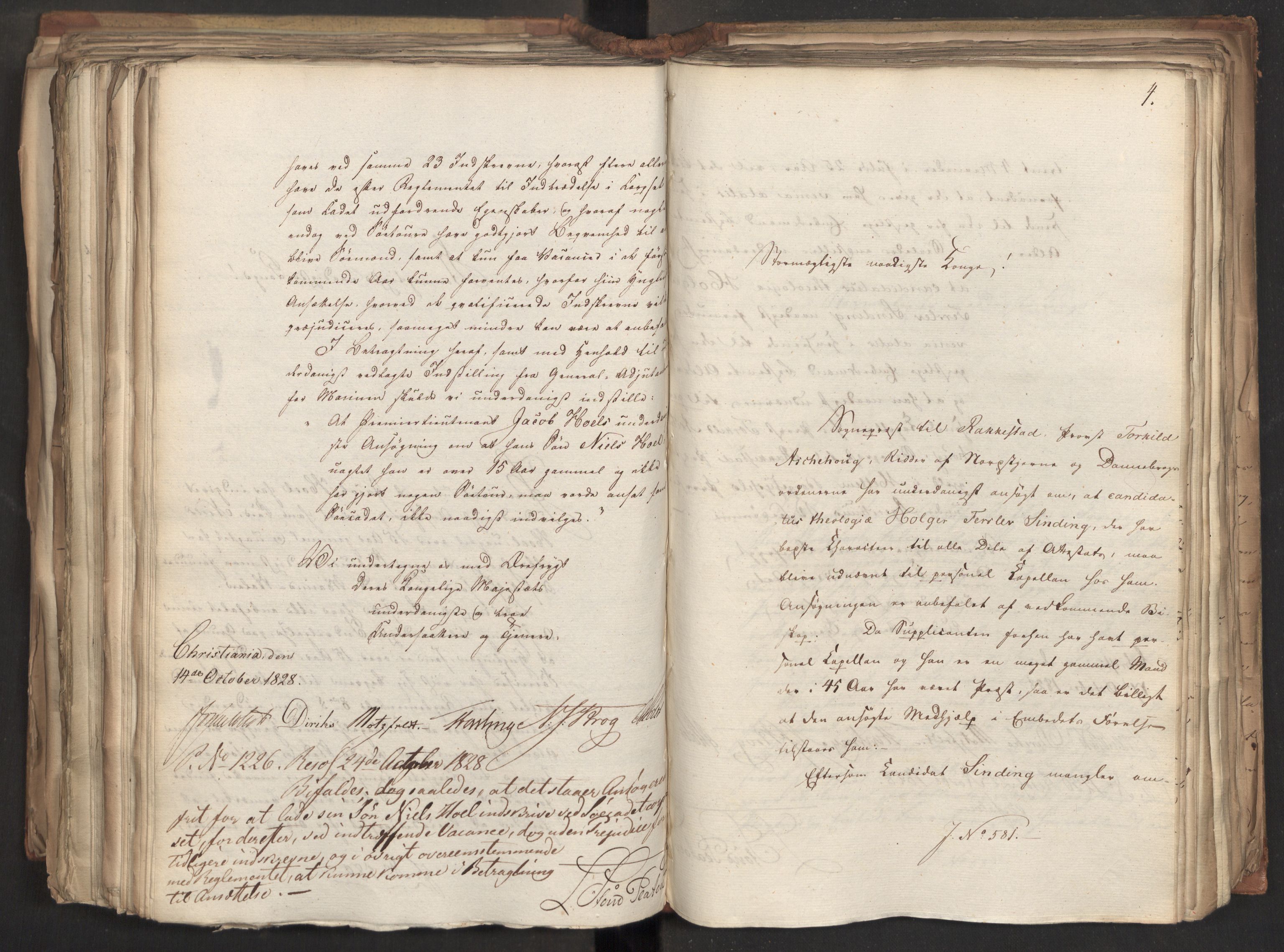 Statsrådsavdelingen i Stockholm, AV/RA-S-1003/D/Da/L0056: Regjeringsinnstillinger nr. 436-650, 1828, s. 434