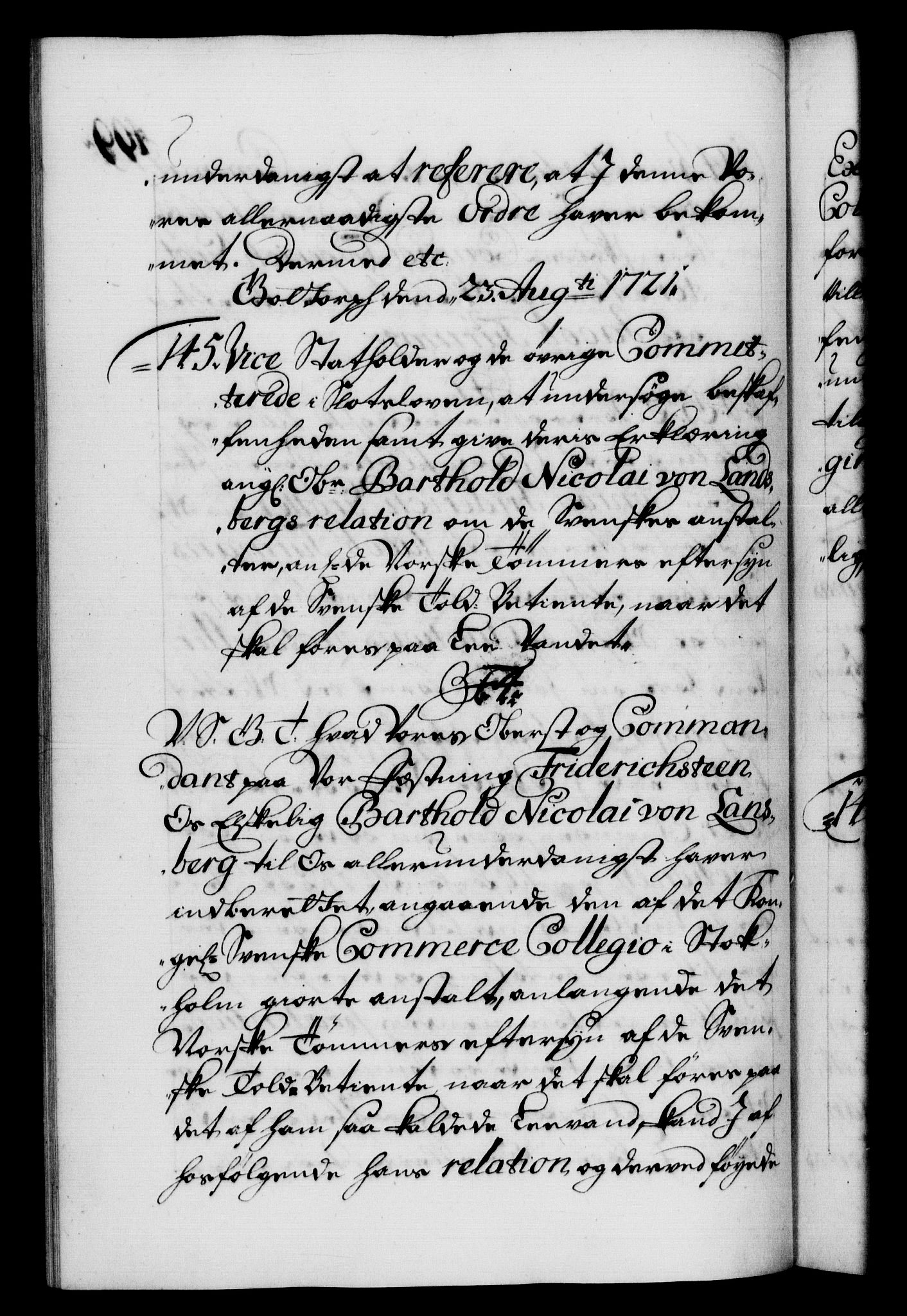 Danske Kanselli 1572-1799, AV/RA-EA-3023/F/Fc/Fca/Fcab/L0021: Norske tegnelser, 1719-1721, s. 499b