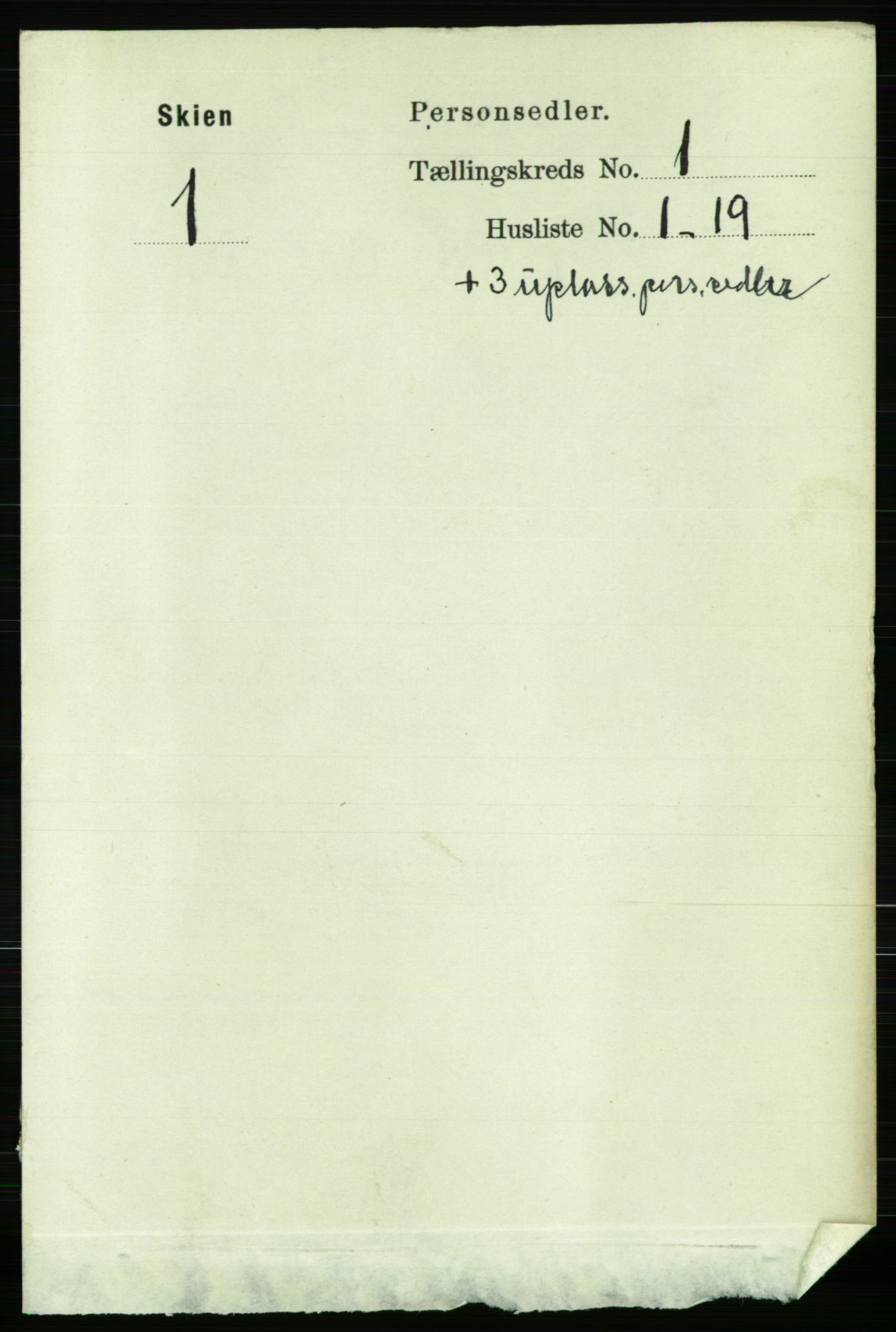 RA, Folketelling 1891 for 0806 Skien kjøpstad, 1891, s. 2146