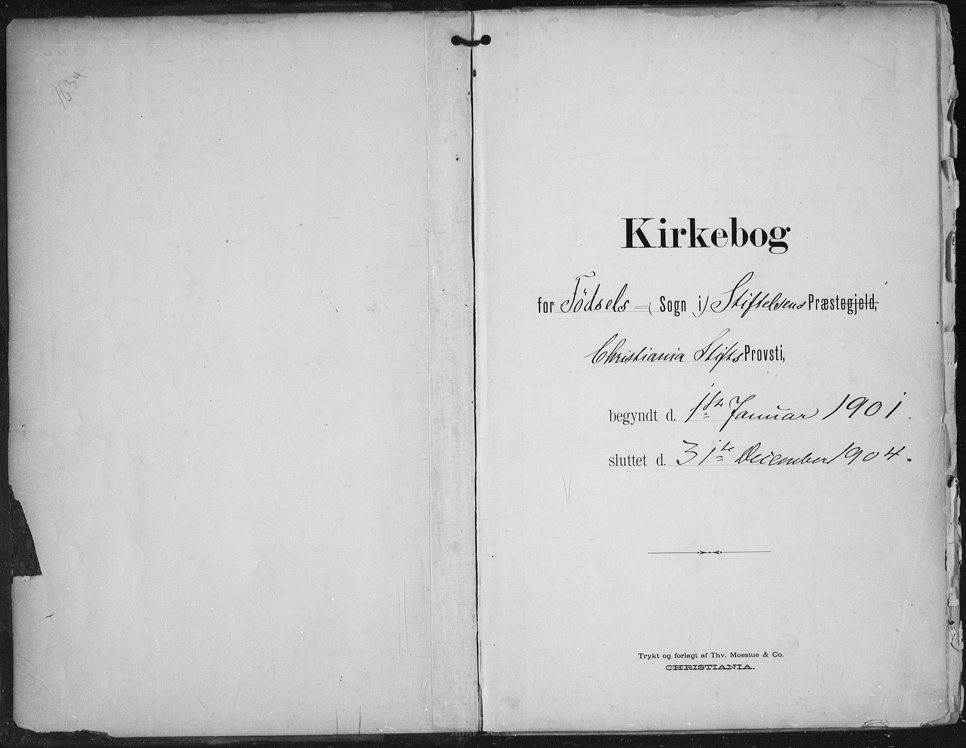 Rikshospitalet prestekontor Kirkebøker, AV/SAO-A-10309b/F/L0012: Ministerialbok nr. 12, 1901-1904