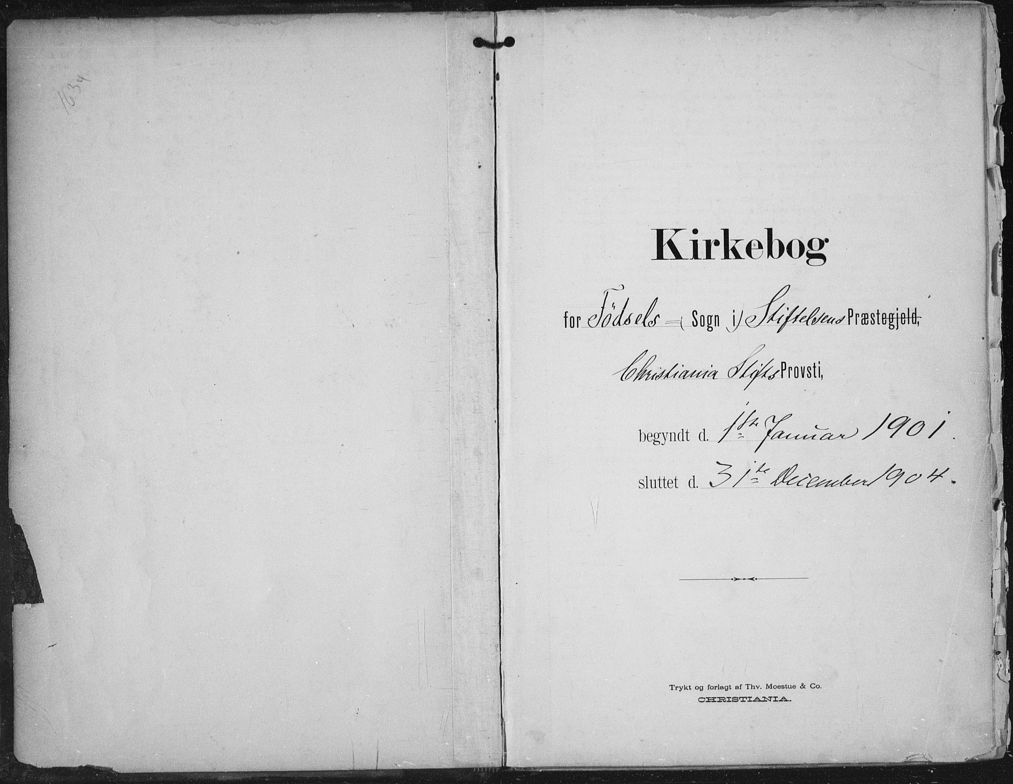 Rikshospitalet prestekontor Kirkebøker, SAO/A-10309b/F/L0012: Ministerialbok nr. 12, 1901-1904