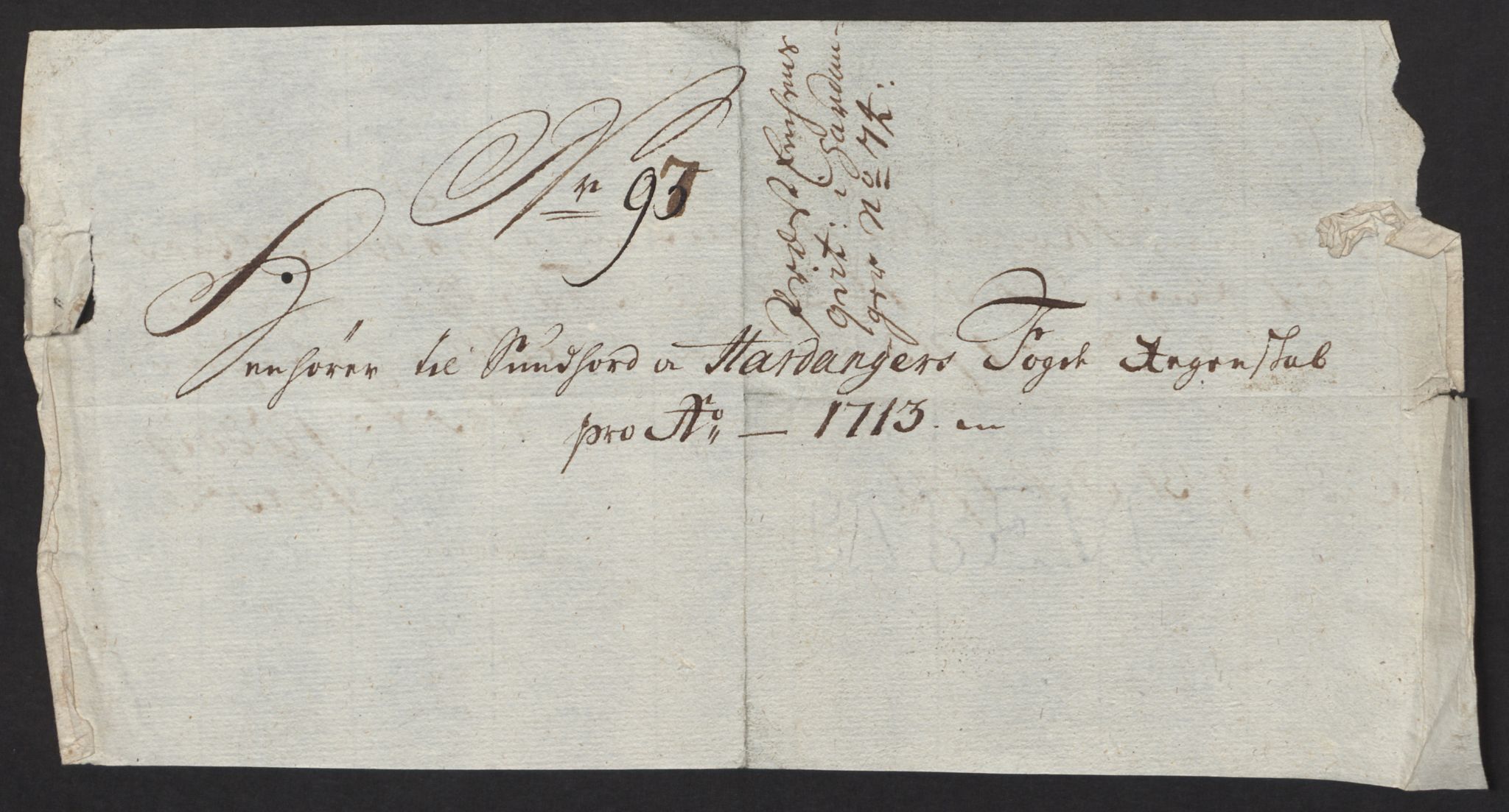 Rentekammeret inntil 1814, Reviderte regnskaper, Fogderegnskap, RA/EA-4092/R48/L2989: Fogderegnskap Sunnhordland og Hardanger, 1713, s. 457