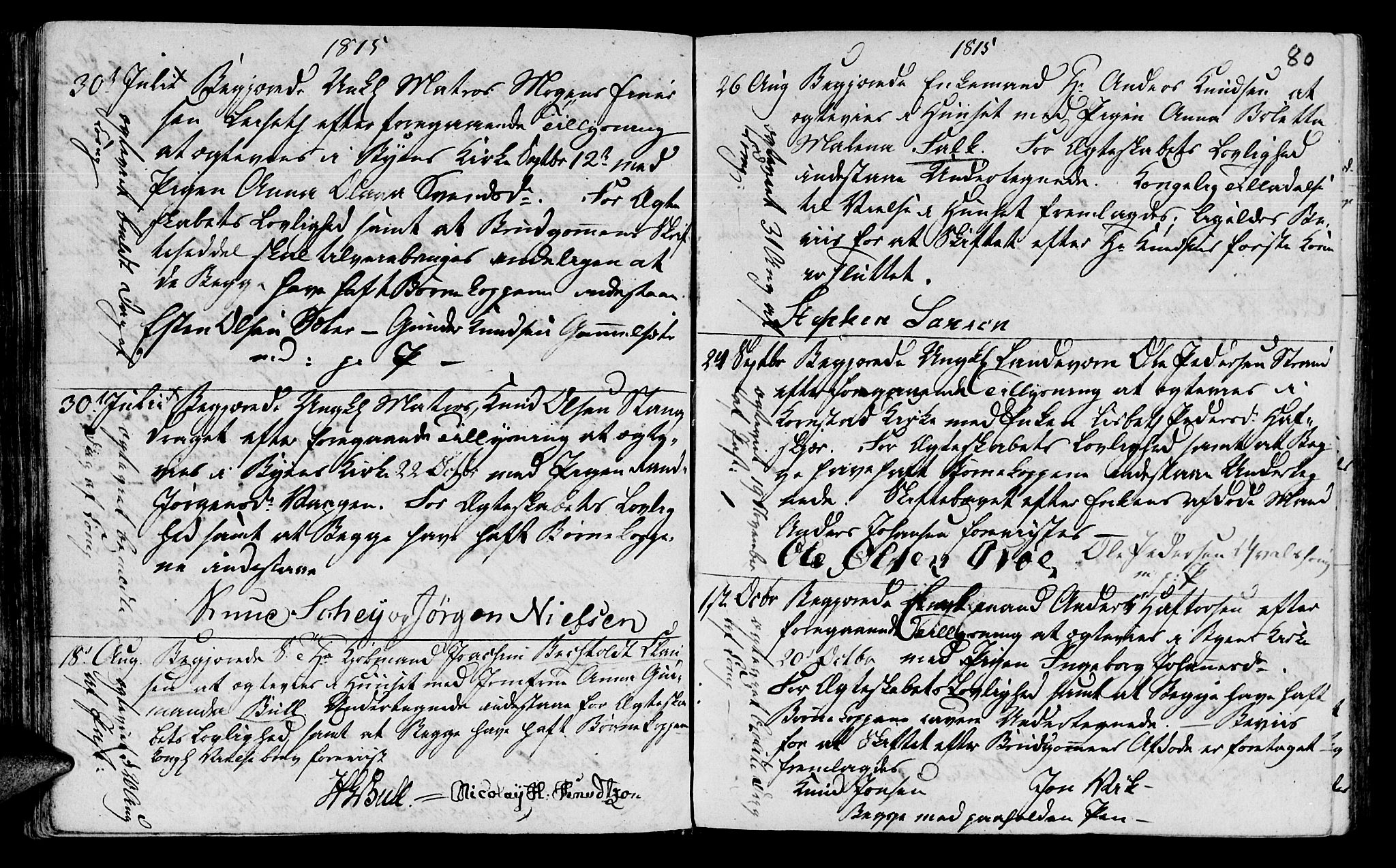 Ministerialprotokoller, klokkerbøker og fødselsregistre - Møre og Romsdal, AV/SAT-A-1454/568/L0795: Ministerialbok nr. 568A04, 1802-1845, s. 80