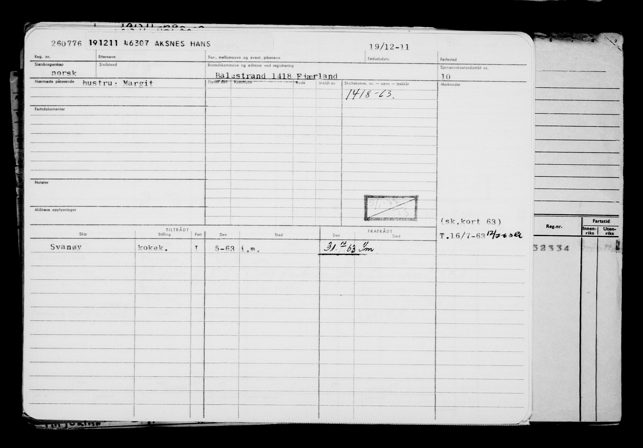 Direktoratet for sjømenn, AV/RA-S-3545/G/Gb/L0101: Hovedkort, 1911, s. 749