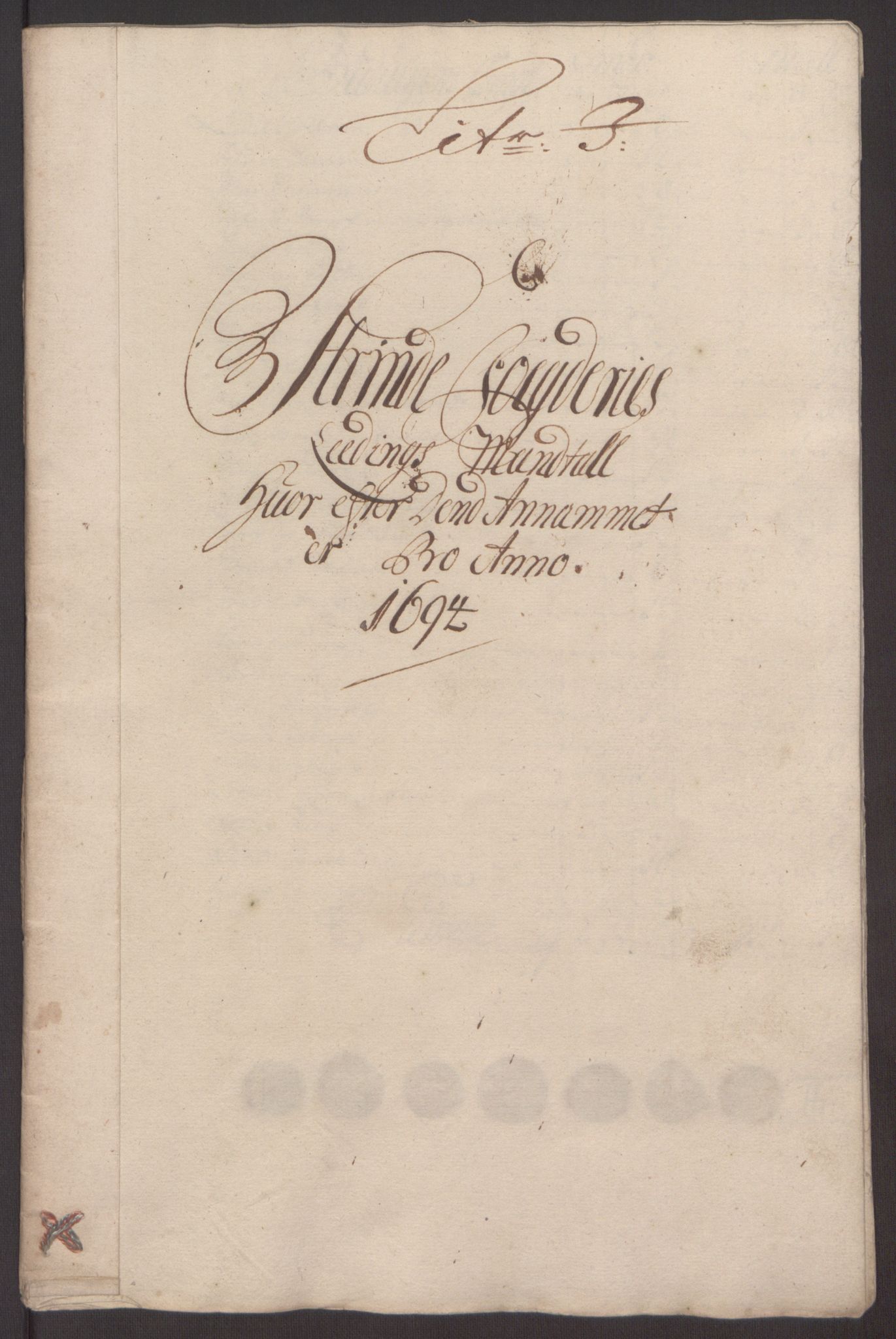 Rentekammeret inntil 1814, Reviderte regnskaper, Fogderegnskap, AV/RA-EA-4092/R61/L4104: Fogderegnskap Strinda og Selbu, 1693-1694, s. 255