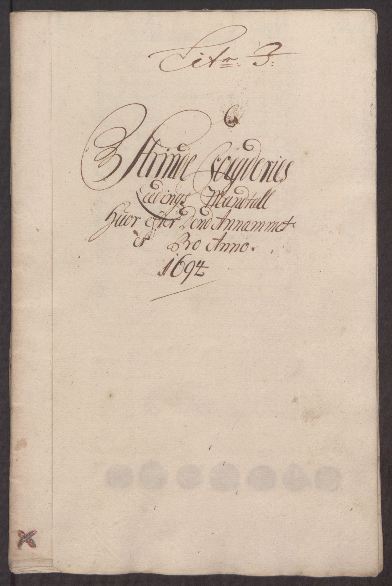 Rentekammeret inntil 1814, Reviderte regnskaper, Fogderegnskap, RA/EA-4092/R61/L4104: Fogderegnskap Strinda og Selbu, 1693-1694, s. 255