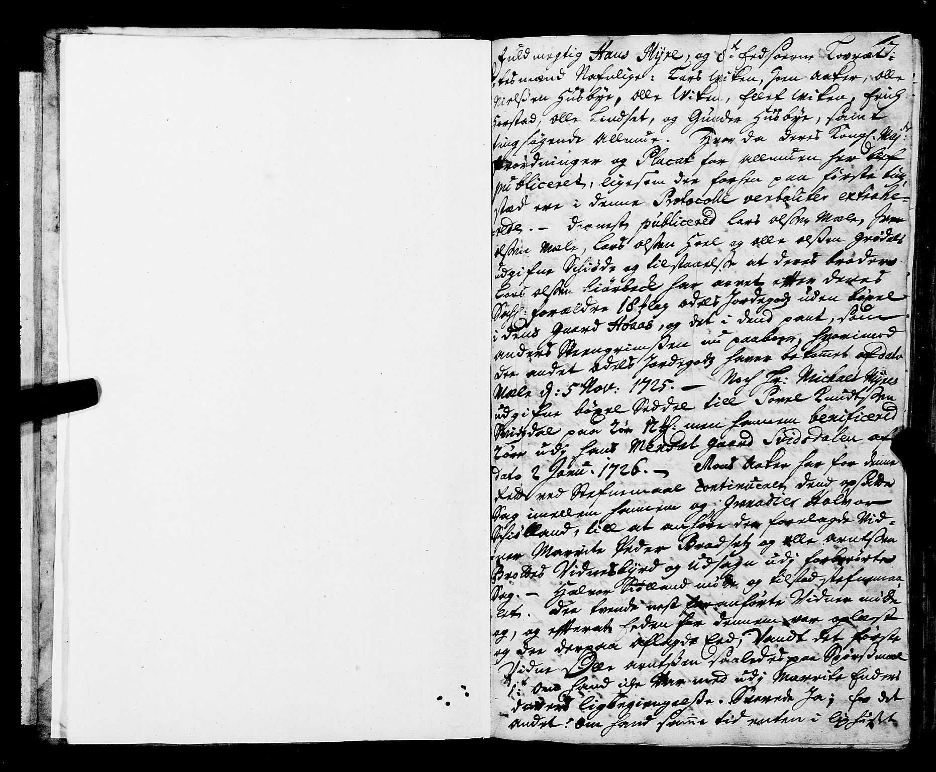 Nordmøre sorenskriveri, AV/SAT-A-4132/1/1/1A/L0017: Tingbok nr. 16, 1726-1729, s. 7