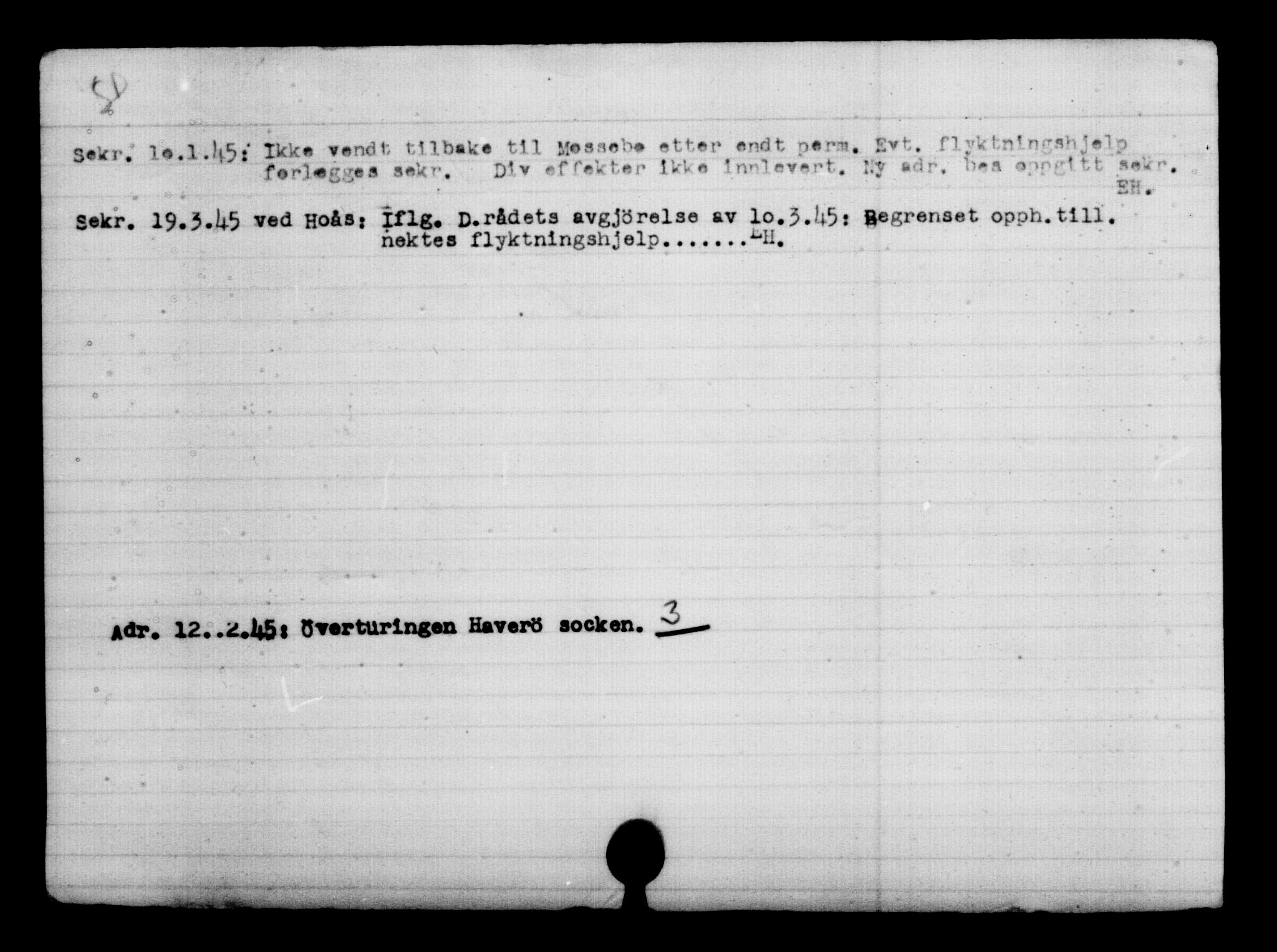 Utenriksstasjonene, Legasjonen i Stockholm, Flyktningkontoret, AV/RA-S-6753/V/Va/L0004: Kjesäterkartoteket, flyktninger med registreringsnr. 3496-6610, 1940-1945, s. 3550