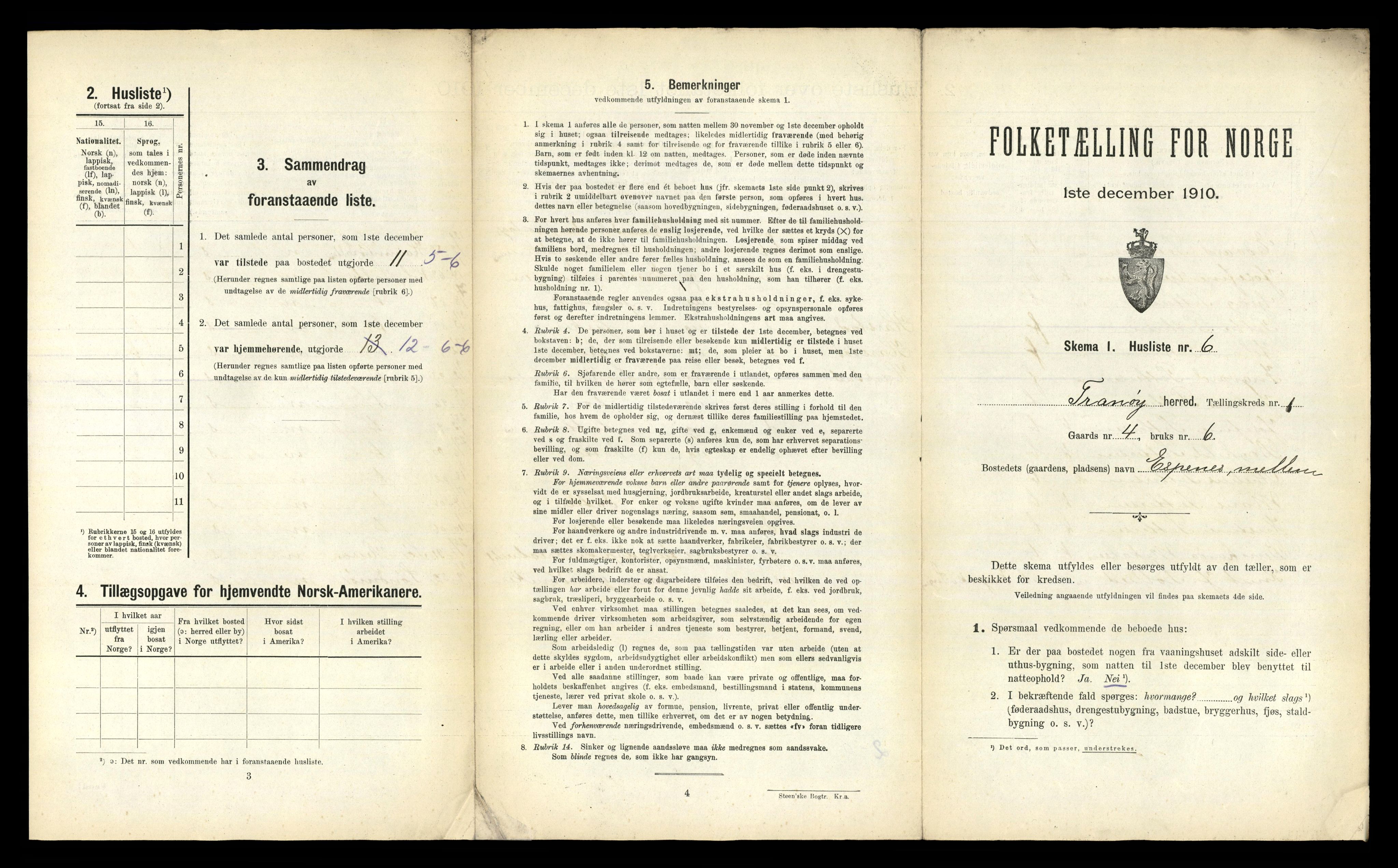 RA, Folketelling 1910 for 1927 Tranøy herred, 1910, s. 29