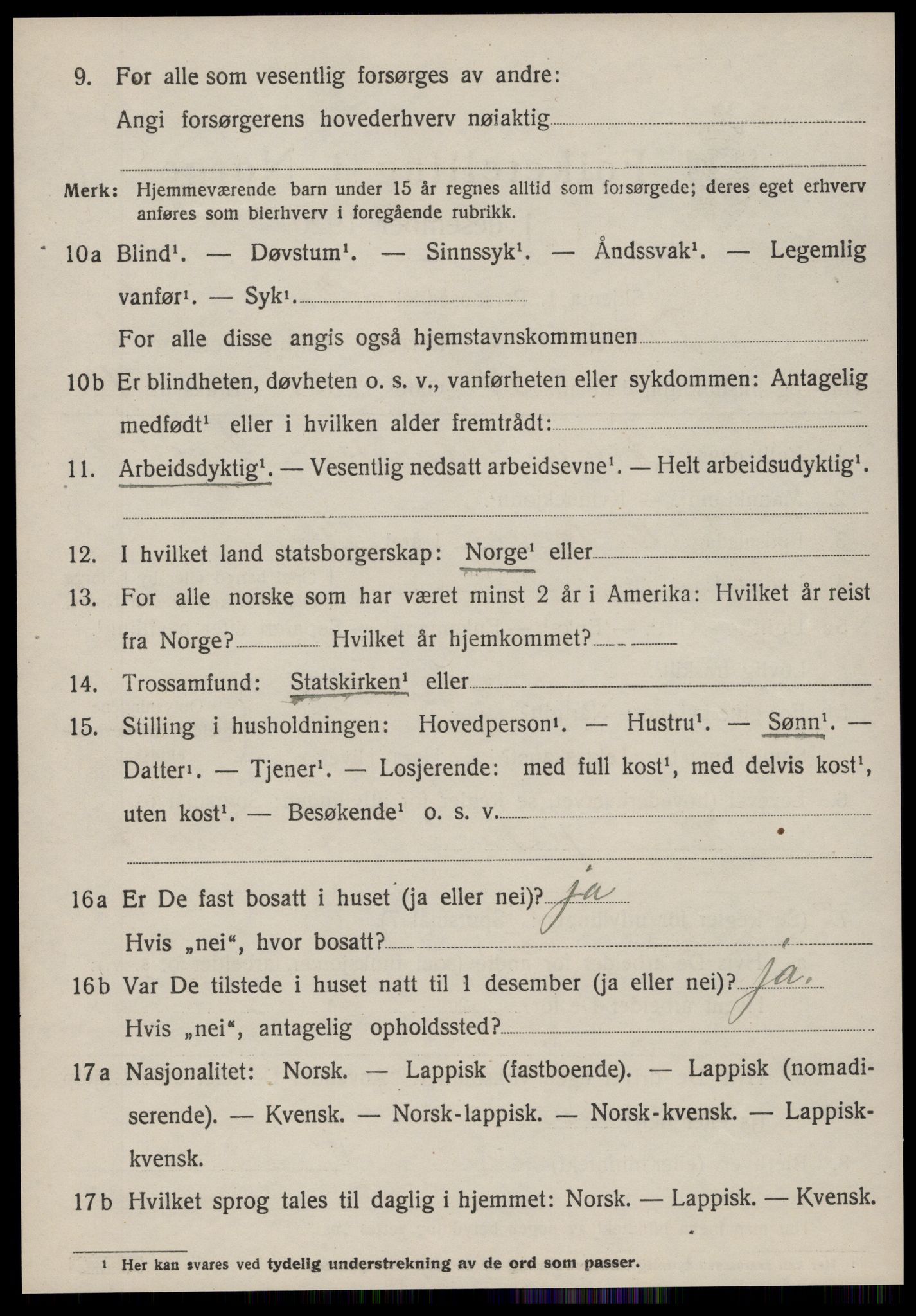 SAT, Folketelling 1920 for 1616 Fillan herred, 1920, s. 2979