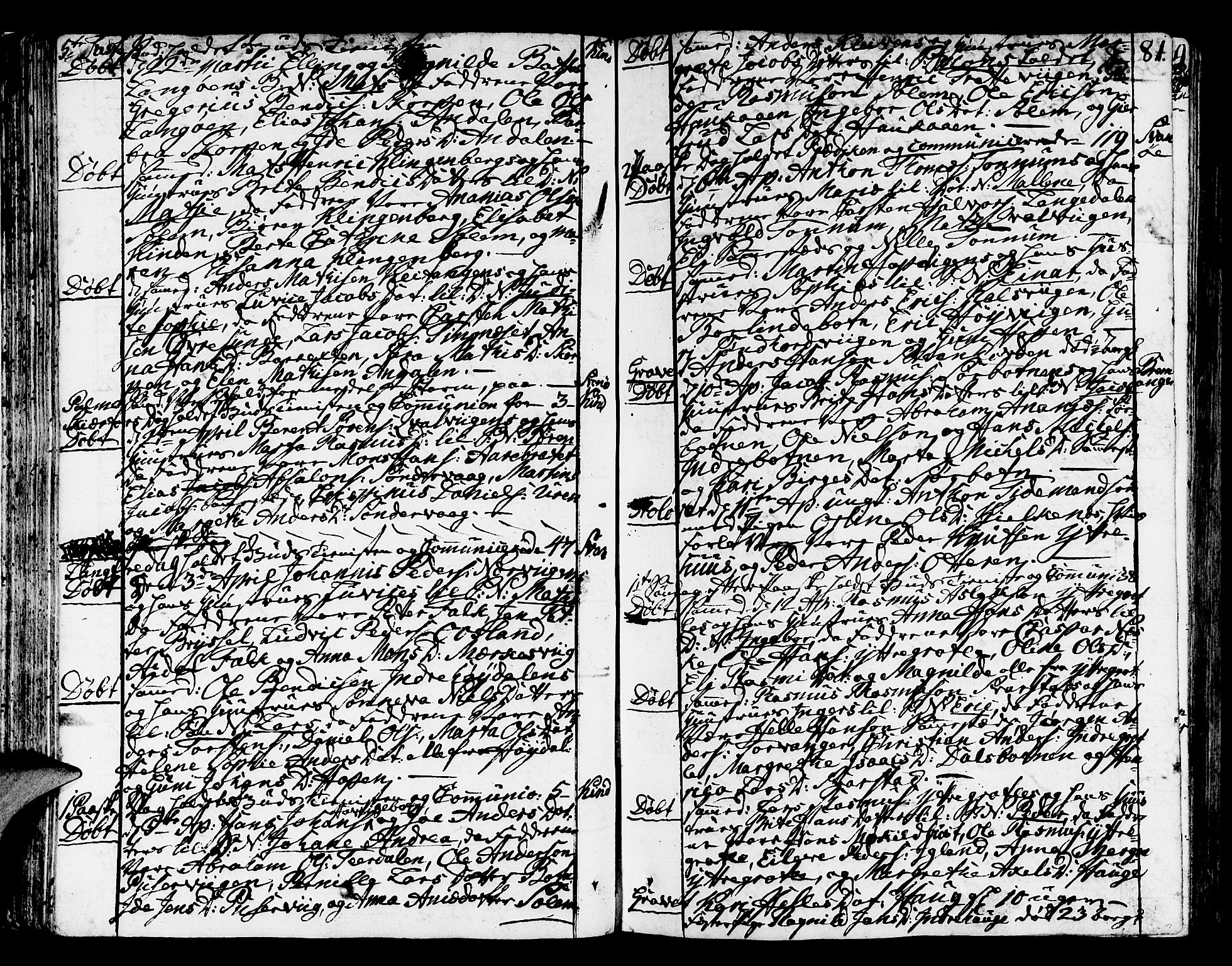 Kinn sokneprestembete, AV/SAB-A-80801/H/Haa/Haaa/L0003: Ministerialbok nr. A 3, 1785-1821, s. 81