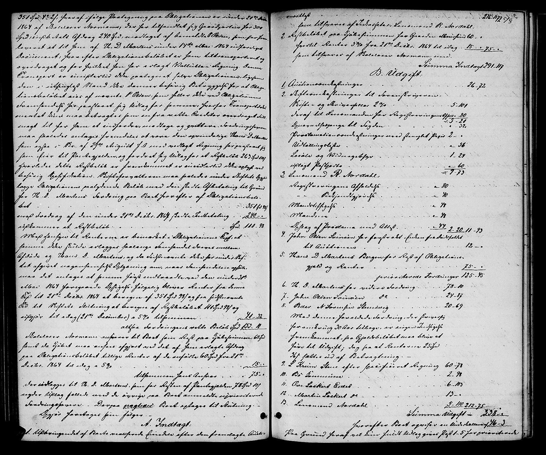 Vesterålen sorenskriveri, SAT/A-4180/1/3/3A/L0019: Skifteslutningsprotokoll, 1865-1873, s. 278