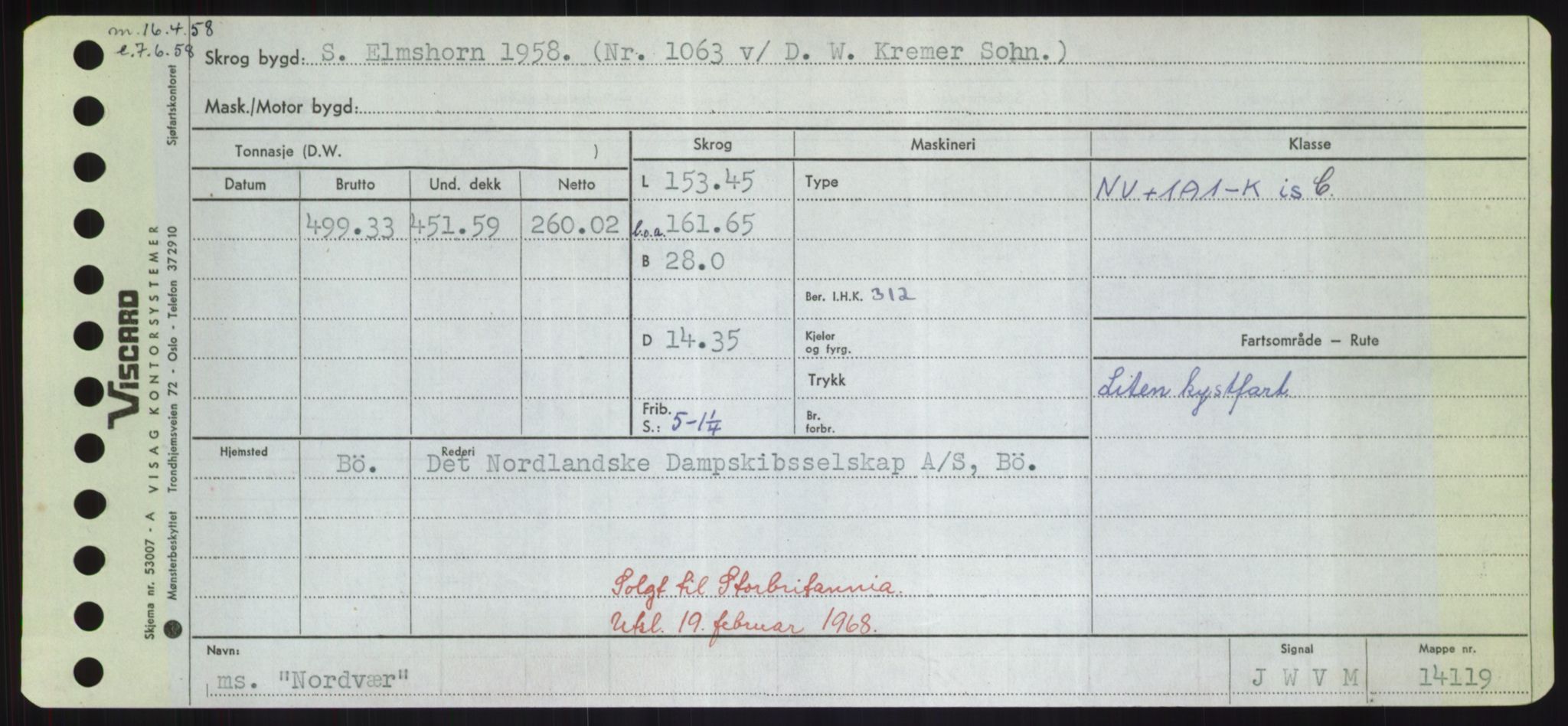 Sjøfartsdirektoratet med forløpere, Skipsmålingen, AV/RA-S-1627/H/Hd/L0026: Fartøy, N-Norhol, s. 585