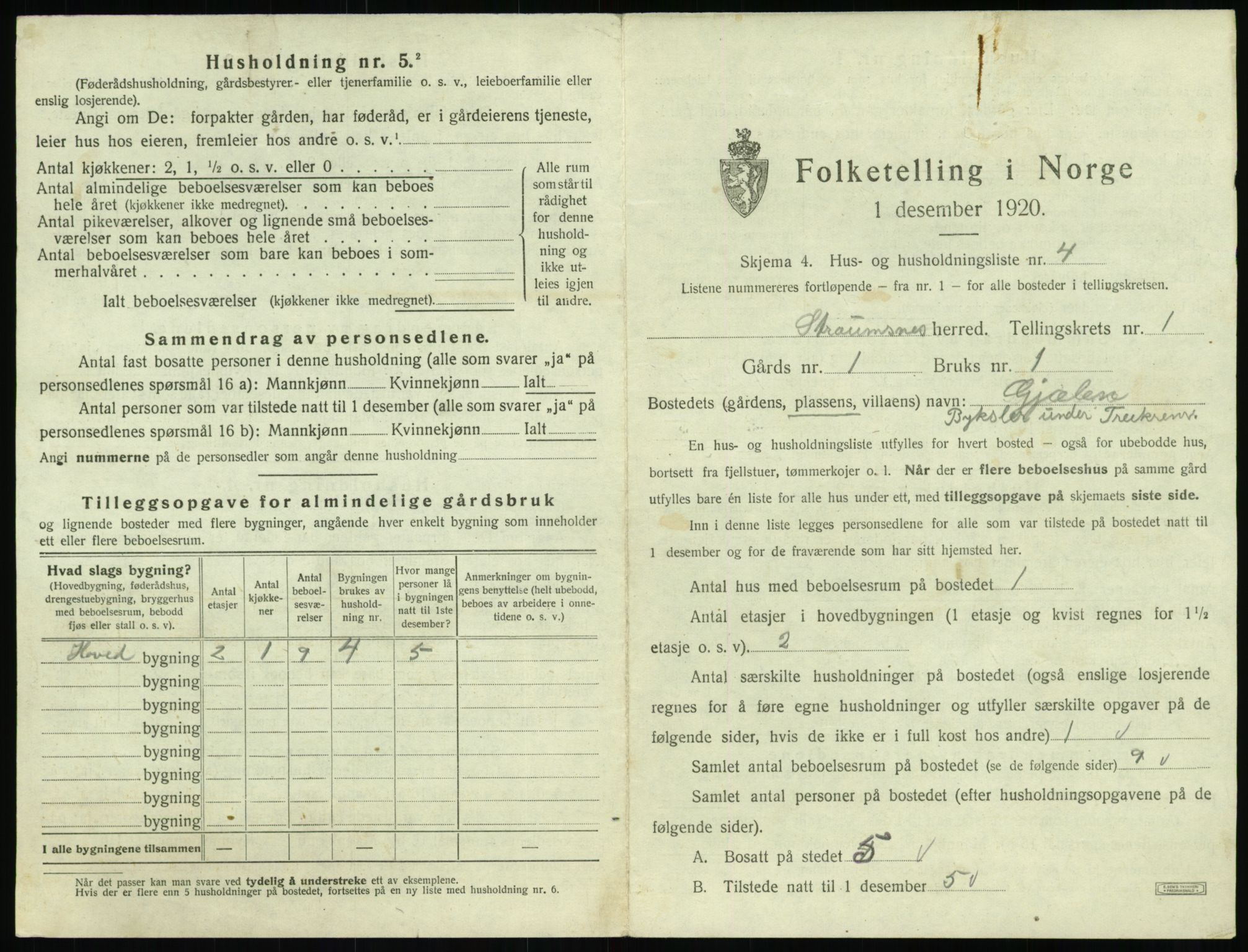 SAT, Folketelling 1920 for 1559 Straumsnes herred, 1920, s. 39