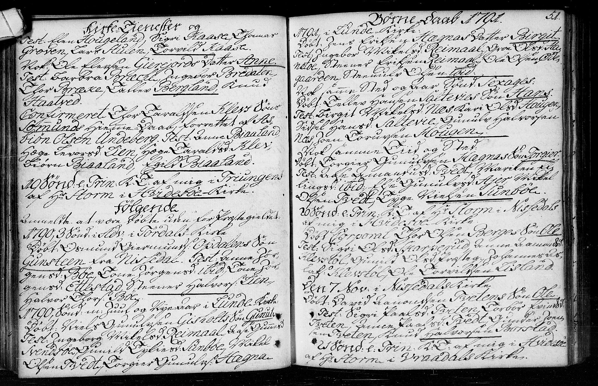 Kviteseid kirkebøker, SAKO/A-276/F/Fa/L0003: Ministerialbok nr. I 3, 1787-1799, s. 51