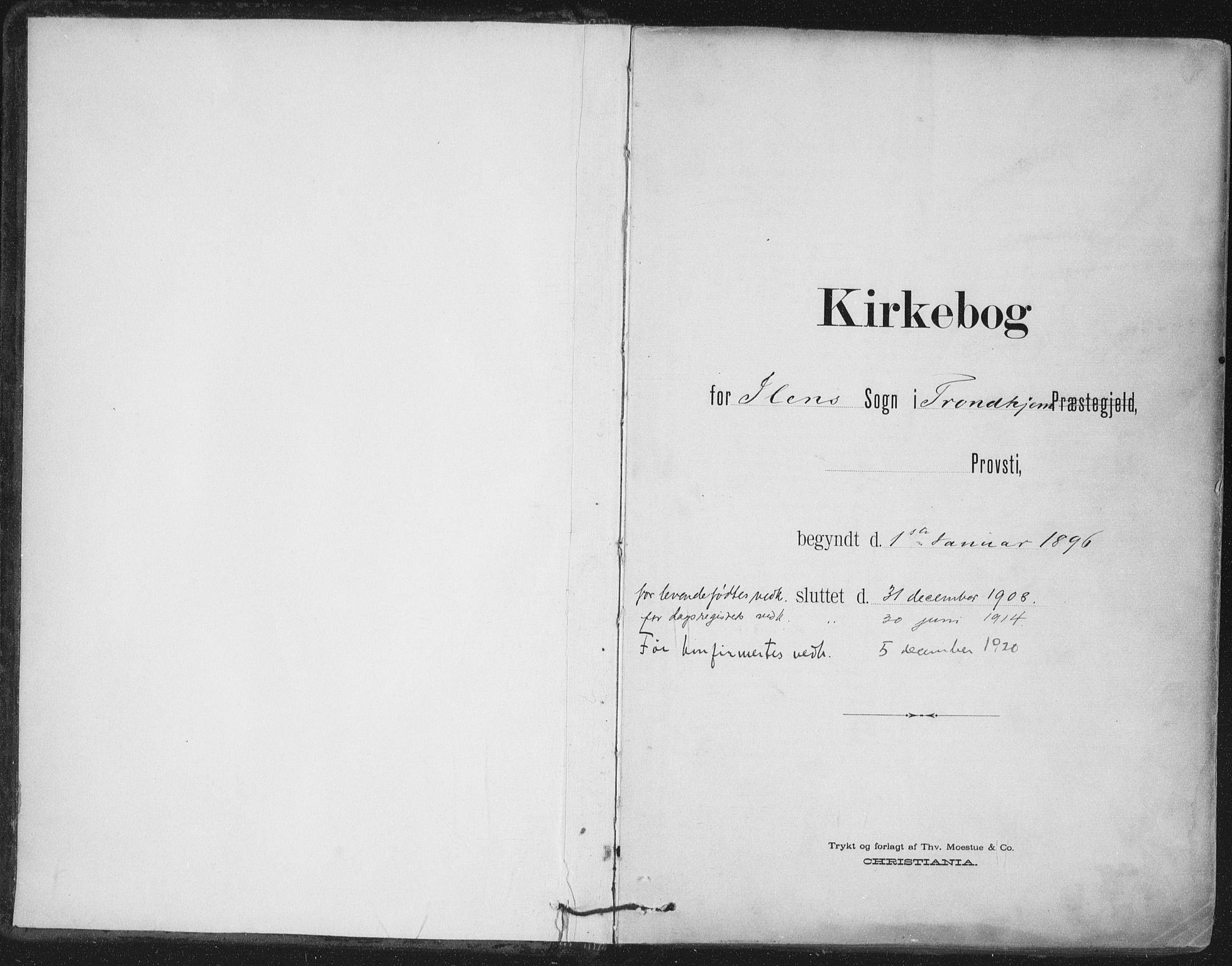 Ministerialprotokoller, klokkerbøker og fødselsregistre - Sør-Trøndelag, SAT/A-1456/603/L0167: Ministerialbok nr. 603A06, 1896-1932