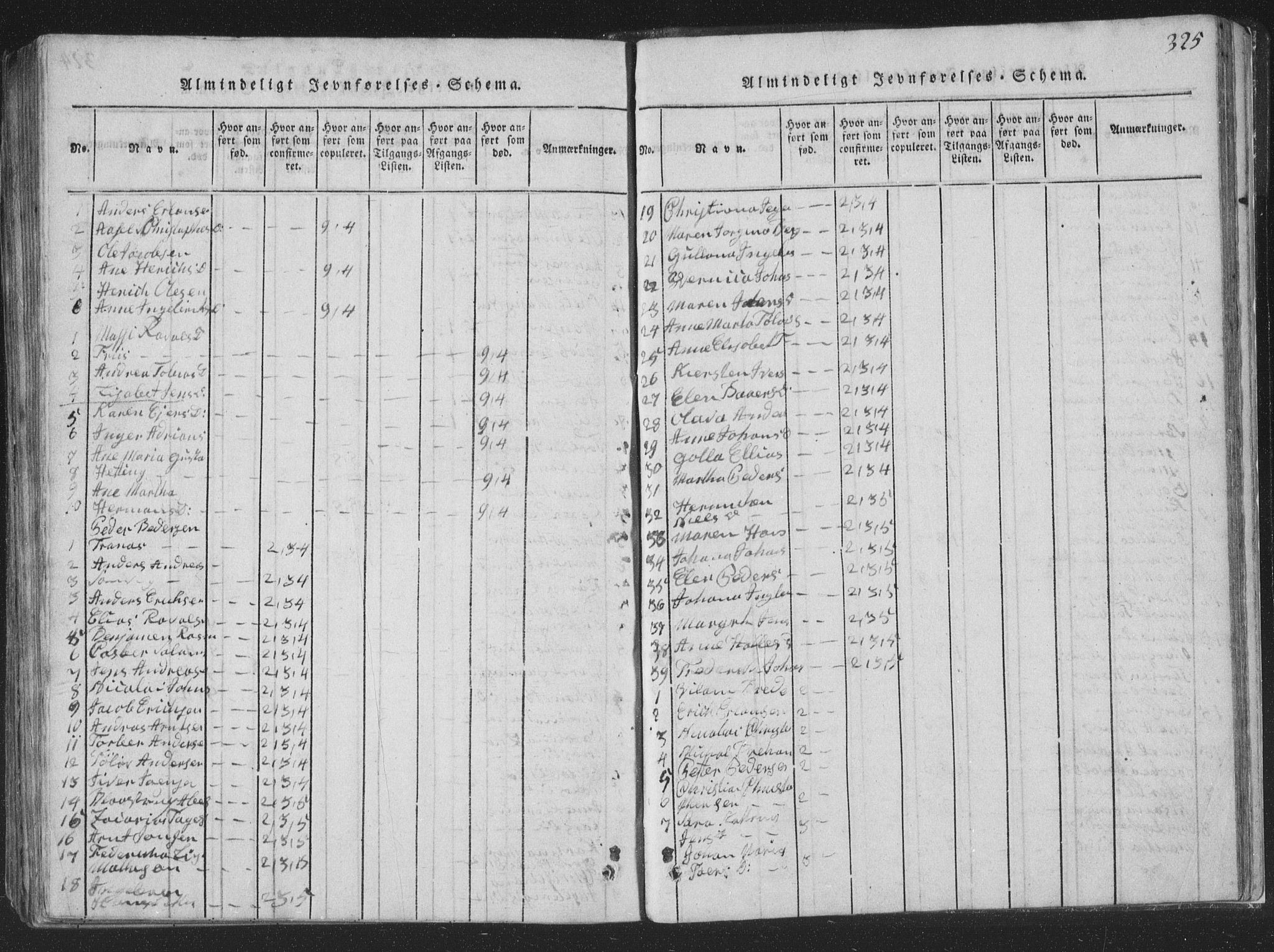 Ministerialprotokoller, klokkerbøker og fødselsregistre - Nord-Trøndelag, SAT/A-1458/773/L0613: Ministerialbok nr. 773A04, 1815-1845, s. 325