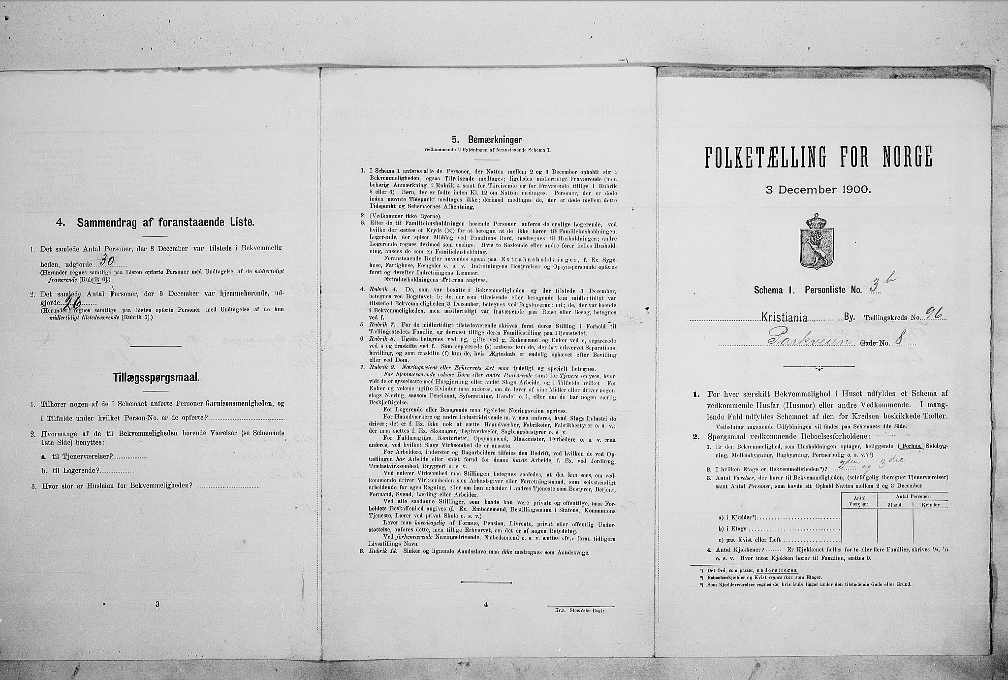 SAO, Folketelling 1900 for 0301 Kristiania kjøpstad, 1900, s. 70281