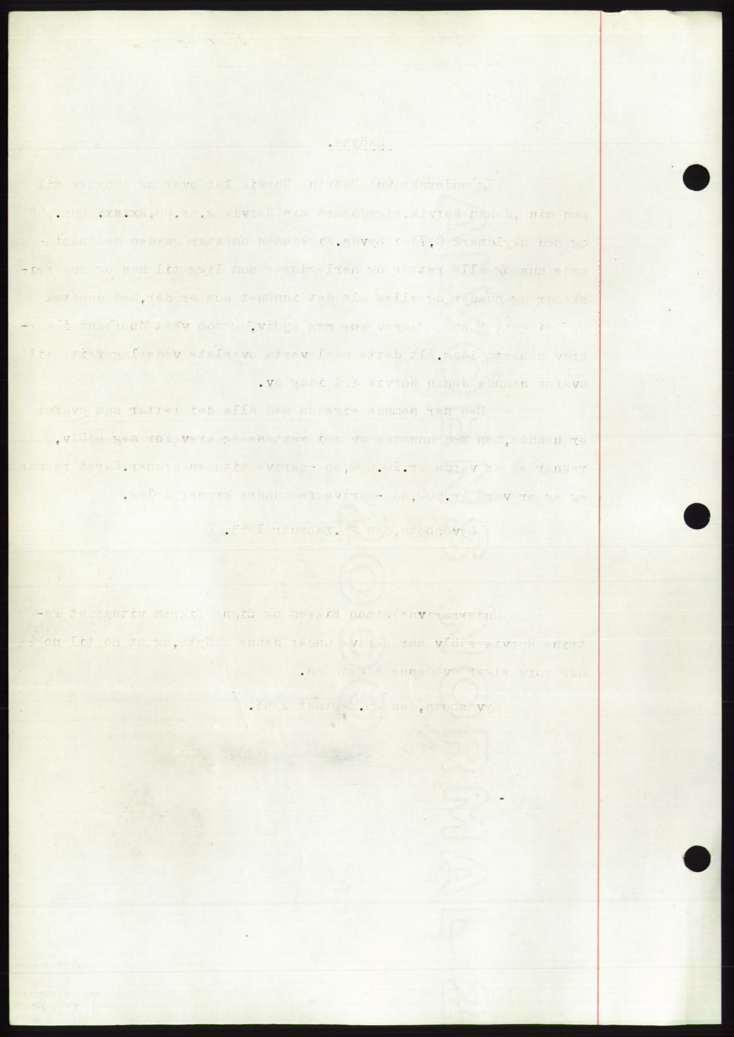 Søre Sunnmøre sorenskriveri, AV/SAT-A-4122/1/2/2C/L0094: Pantebok nr. 20A, 1953-1953, Dagboknr: 544/1953