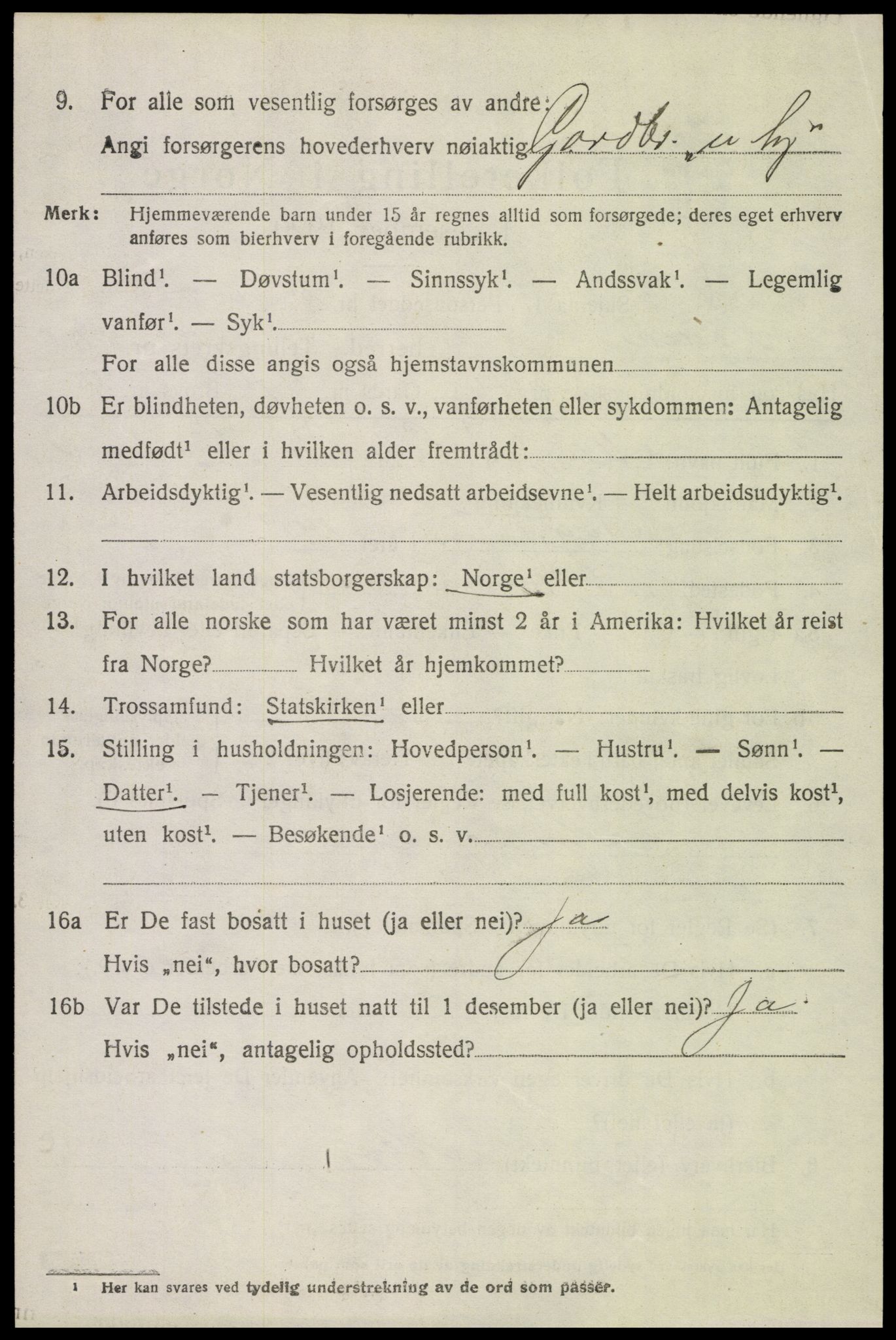 SAH, Folketelling 1920 for 0530 Eina herred, 1920, s. 2739