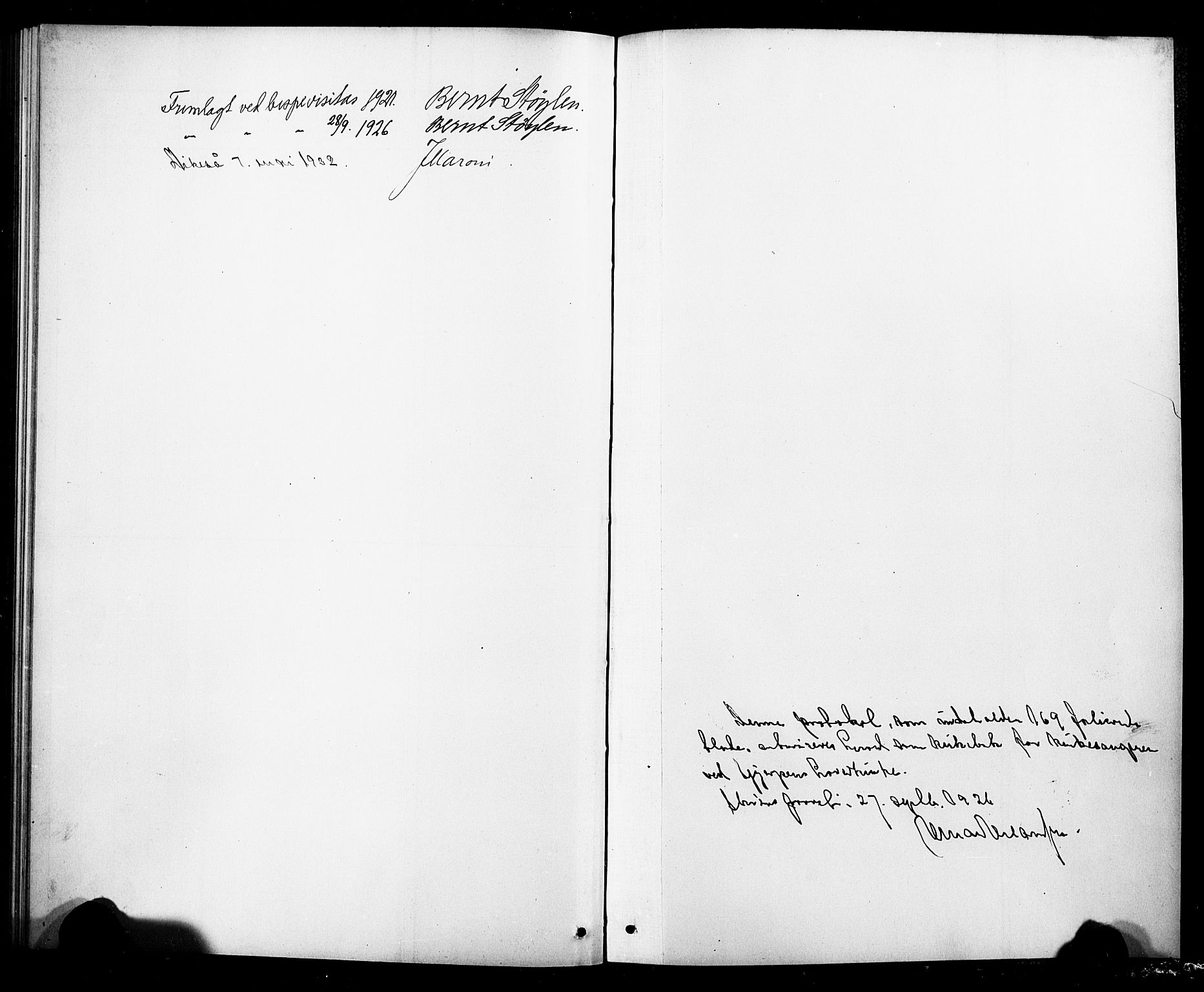 Gjerpen kirkebøker, AV/SAKO-A-265/G/Ga/L0004: Klokkerbok nr. I 4, 1920-1931