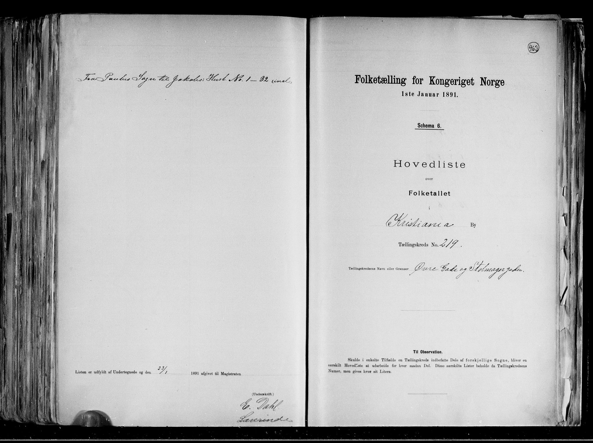RA, Folketelling 1891 for 0301 Kristiania kjøpstad, 1891, s. 122858