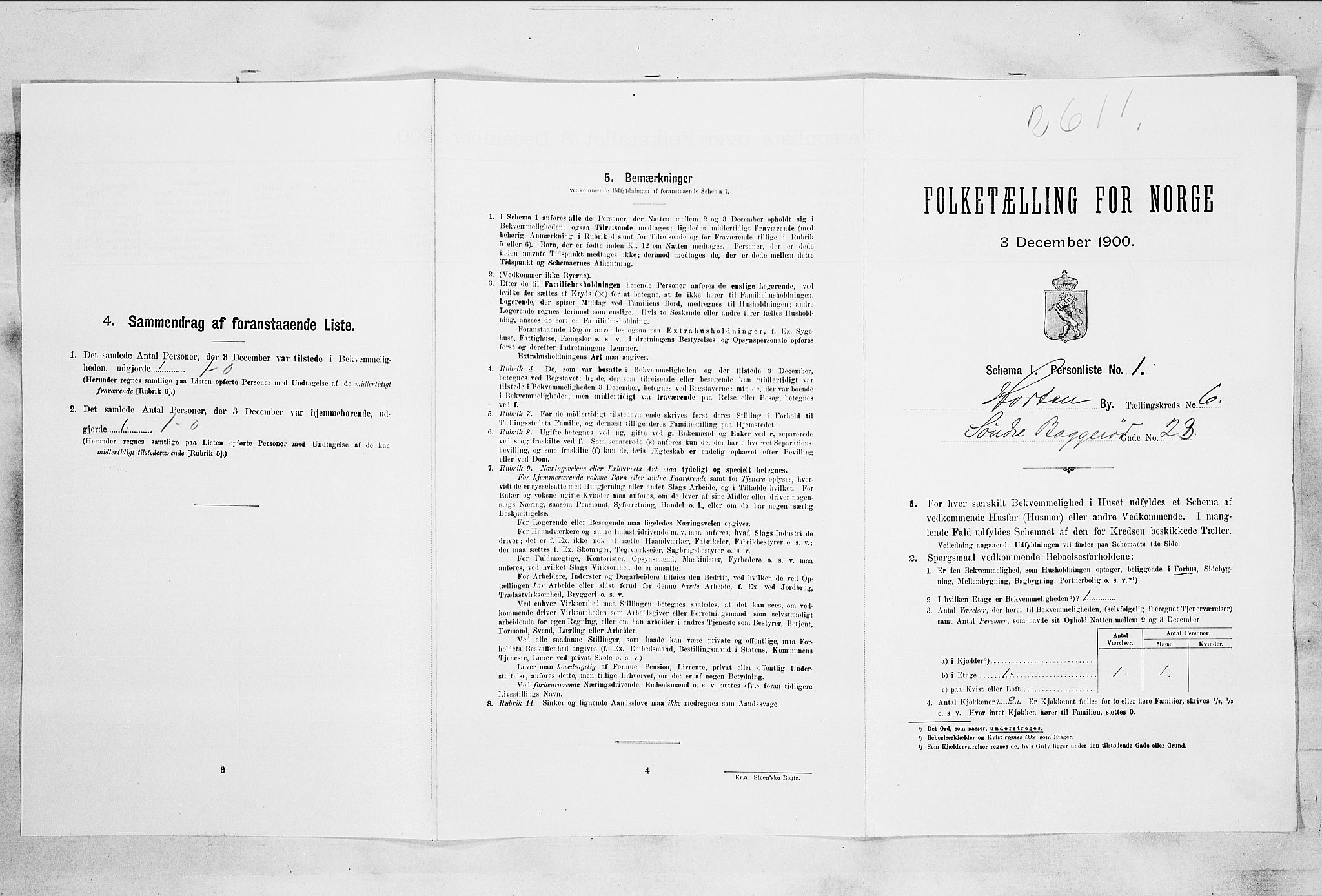 RA, Folketelling 1900 for 0703 Horten ladested, 1900, s. 4518