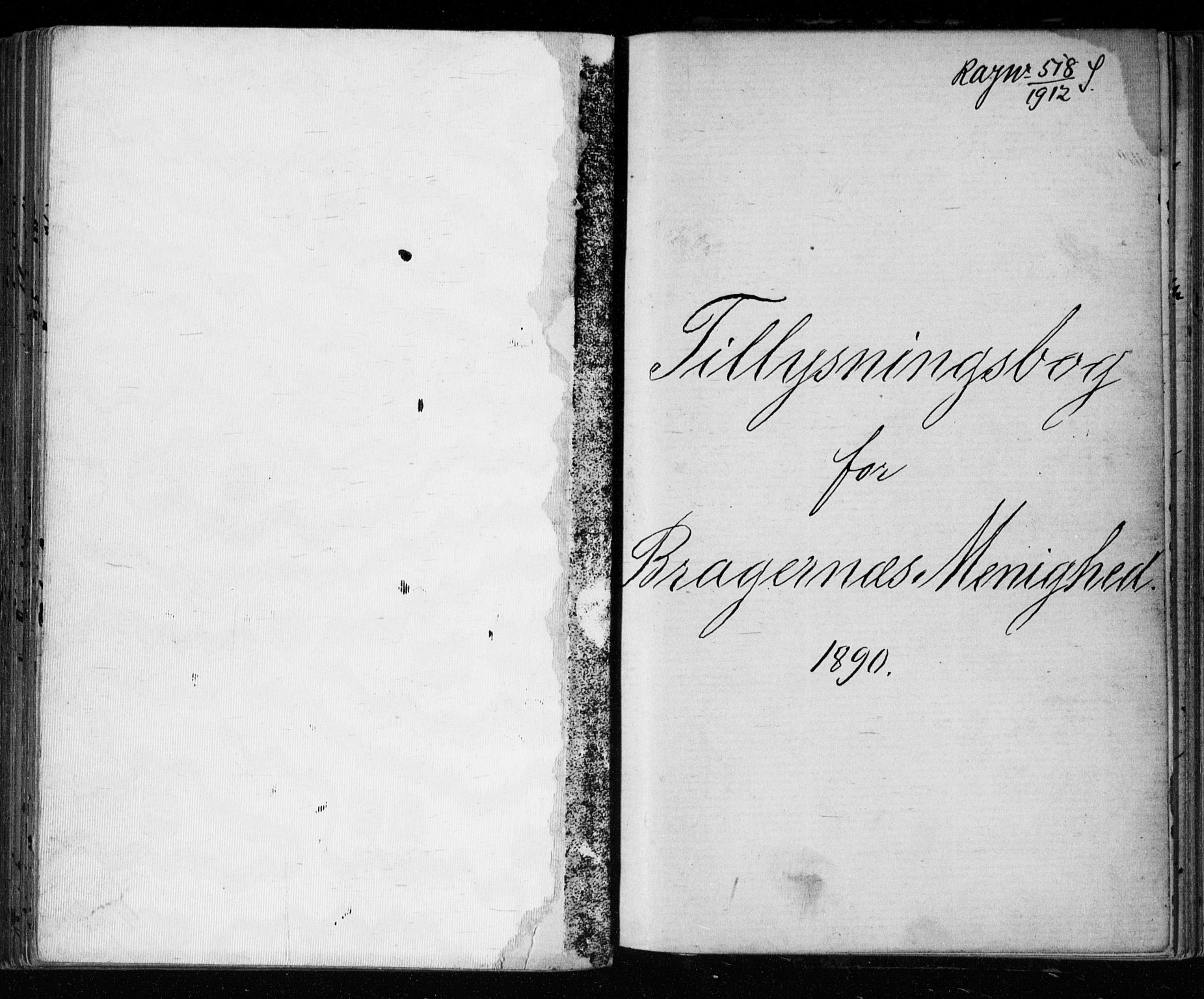 Bragernes kirkebøker, AV/SAKO-A-6/H/Ha/L0006: Lysningsprotokoll nr. 6, 1873-1896