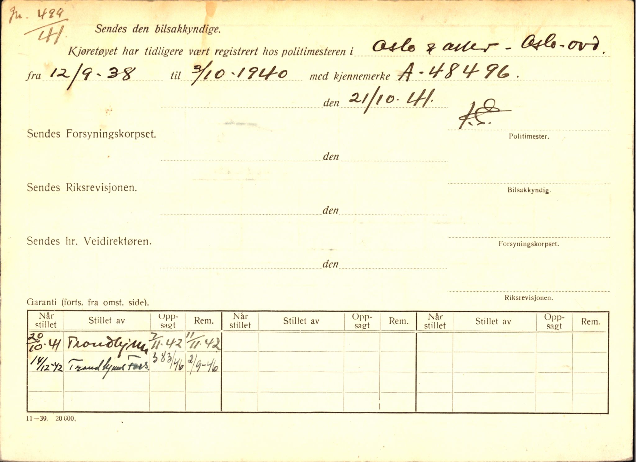 Stavanger trafikkstasjon, AV/SAST-A-101942/0/F/L0009: L-3000 - L-3349, 1930-1971, s. 98