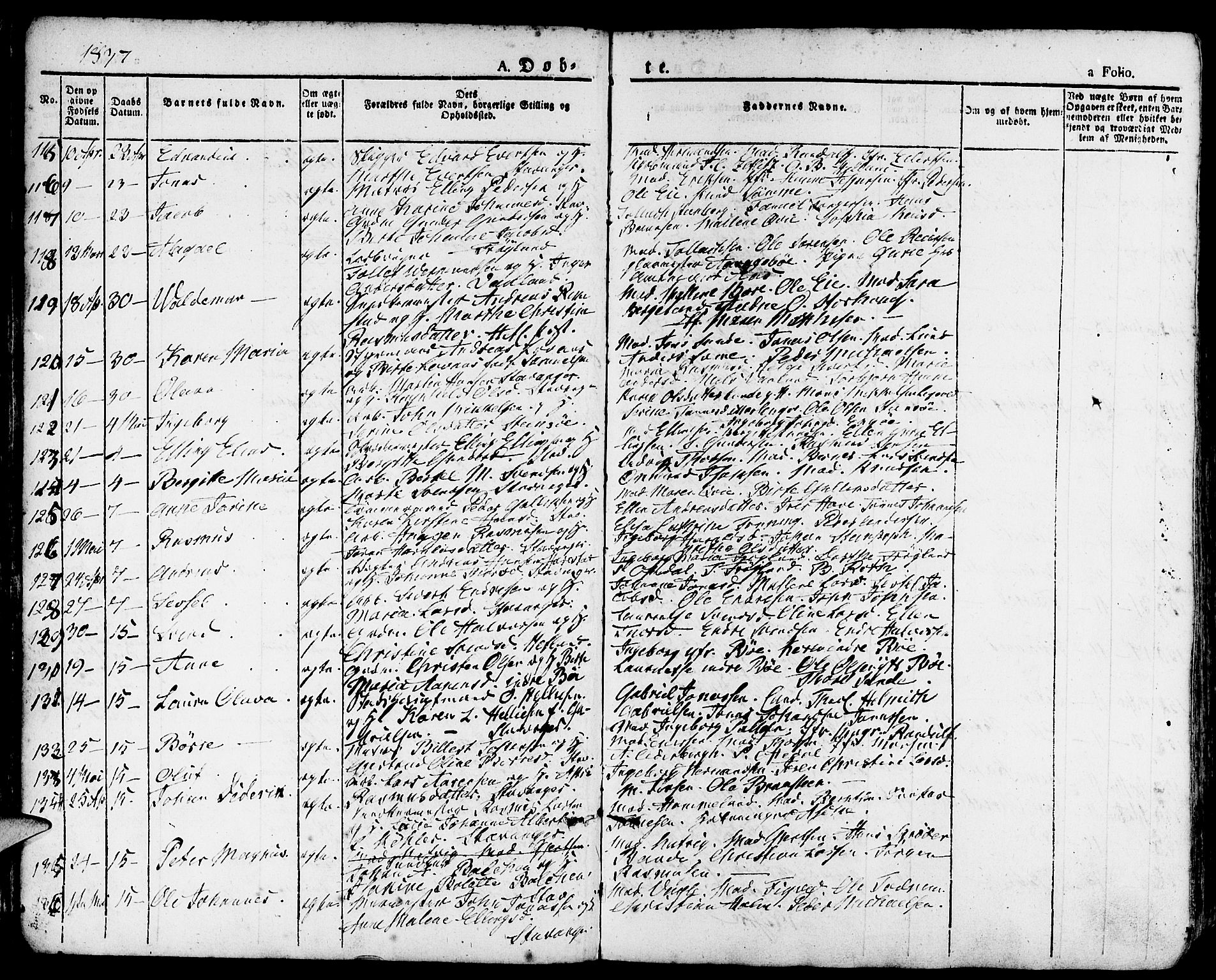 Domkirken sokneprestkontor, AV/SAST-A-101812/001/30/30BA/L0011: Ministerialbok nr. A 11, 1832-1856