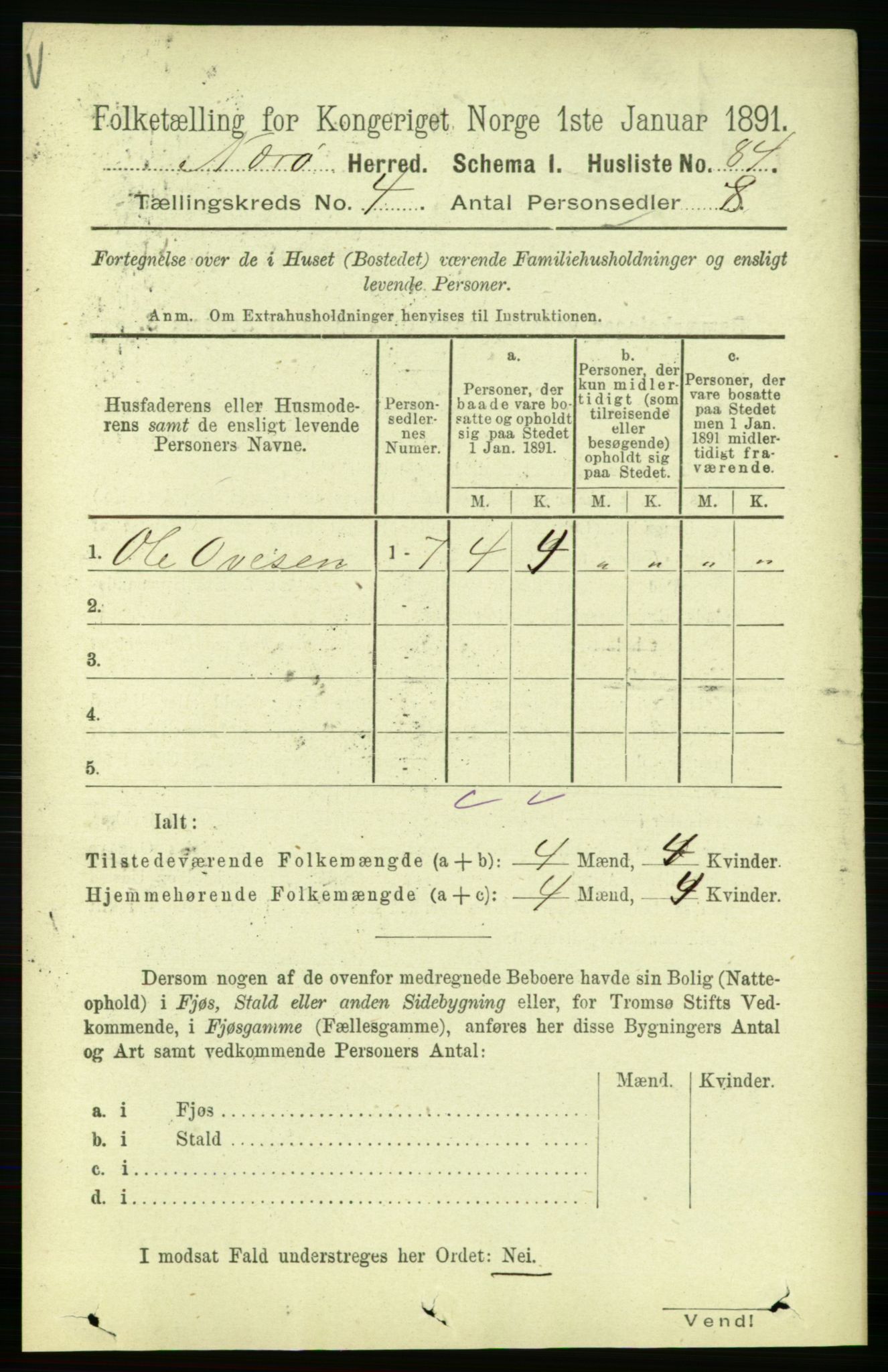 RA, Folketelling 1891 for 1751 Nærøy herred, 1891, s. 1865