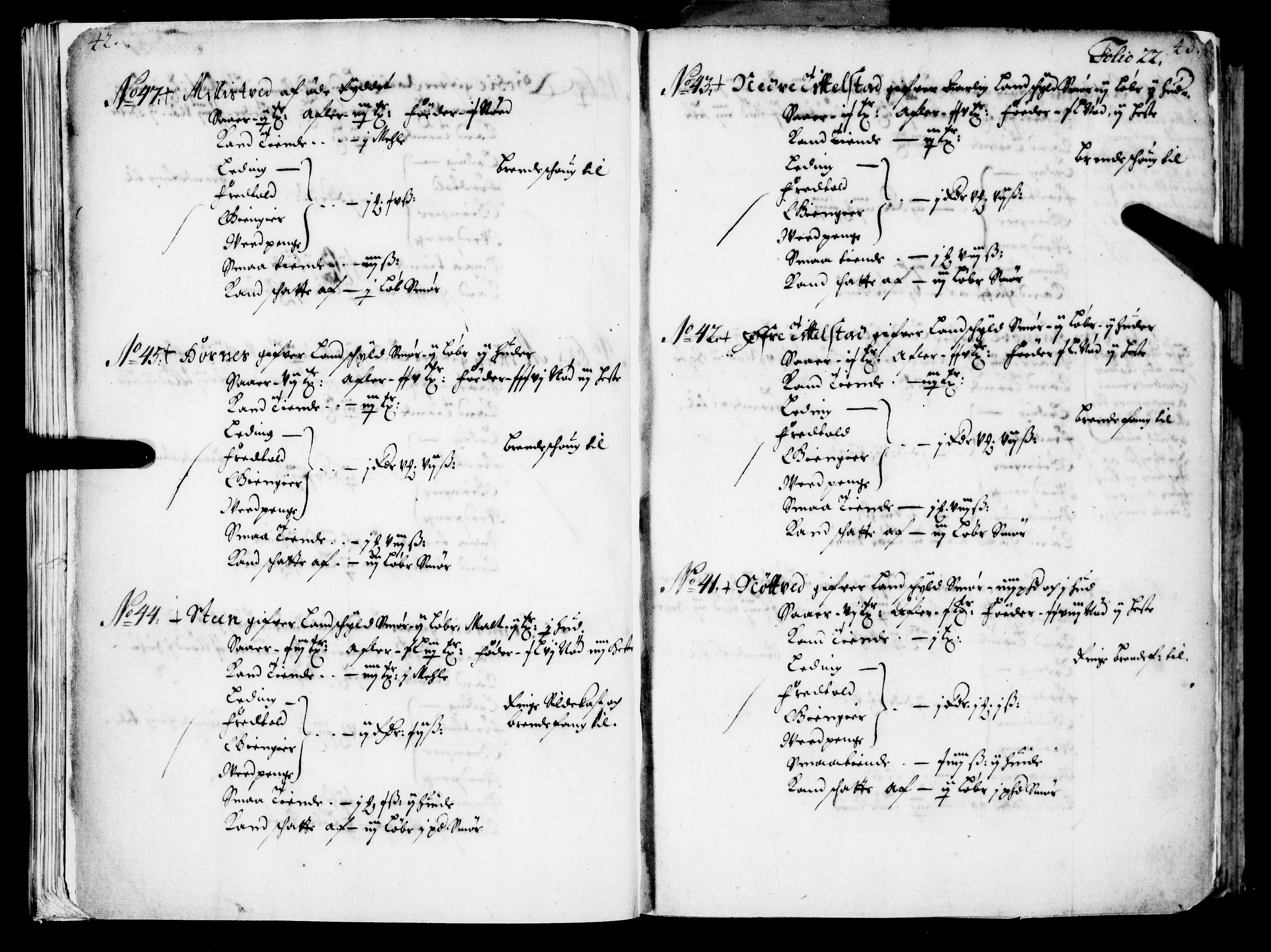 Rentekammeret inntil 1814, Realistisk ordnet avdeling, AV/RA-EA-4070/N/Nb/Nba/L0039: Nordhordland fogderi, 1667, s. 21b-22a