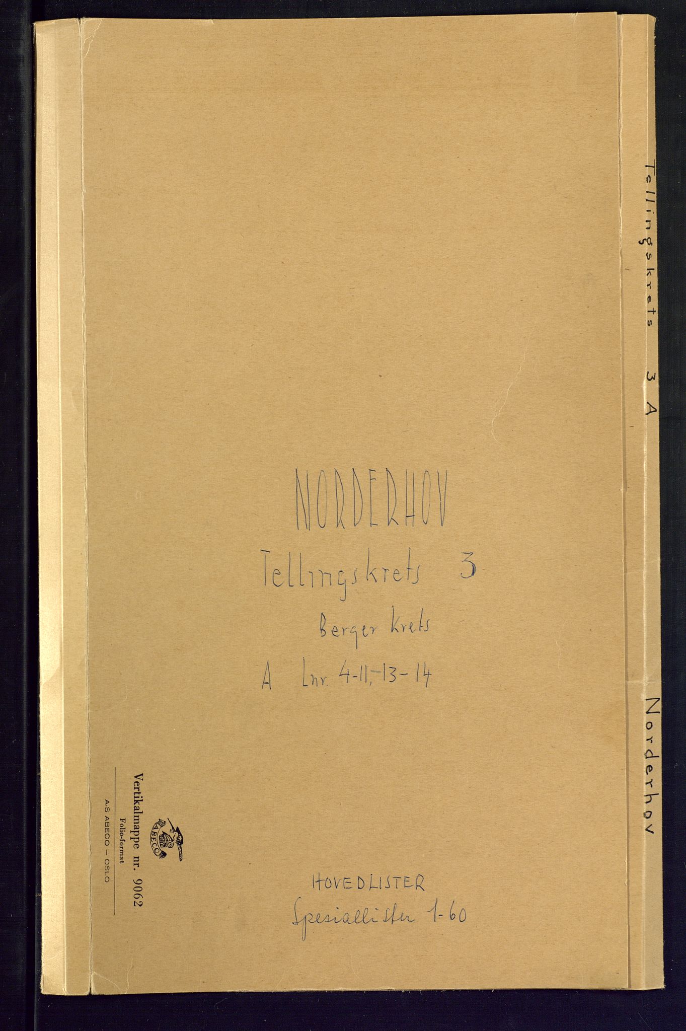 SAKO, Folketelling 1875 for 0613L Norderhov prestegjeld, Norderhov sokn, Haug sokn og Lunder sokn, 1875, s. 9