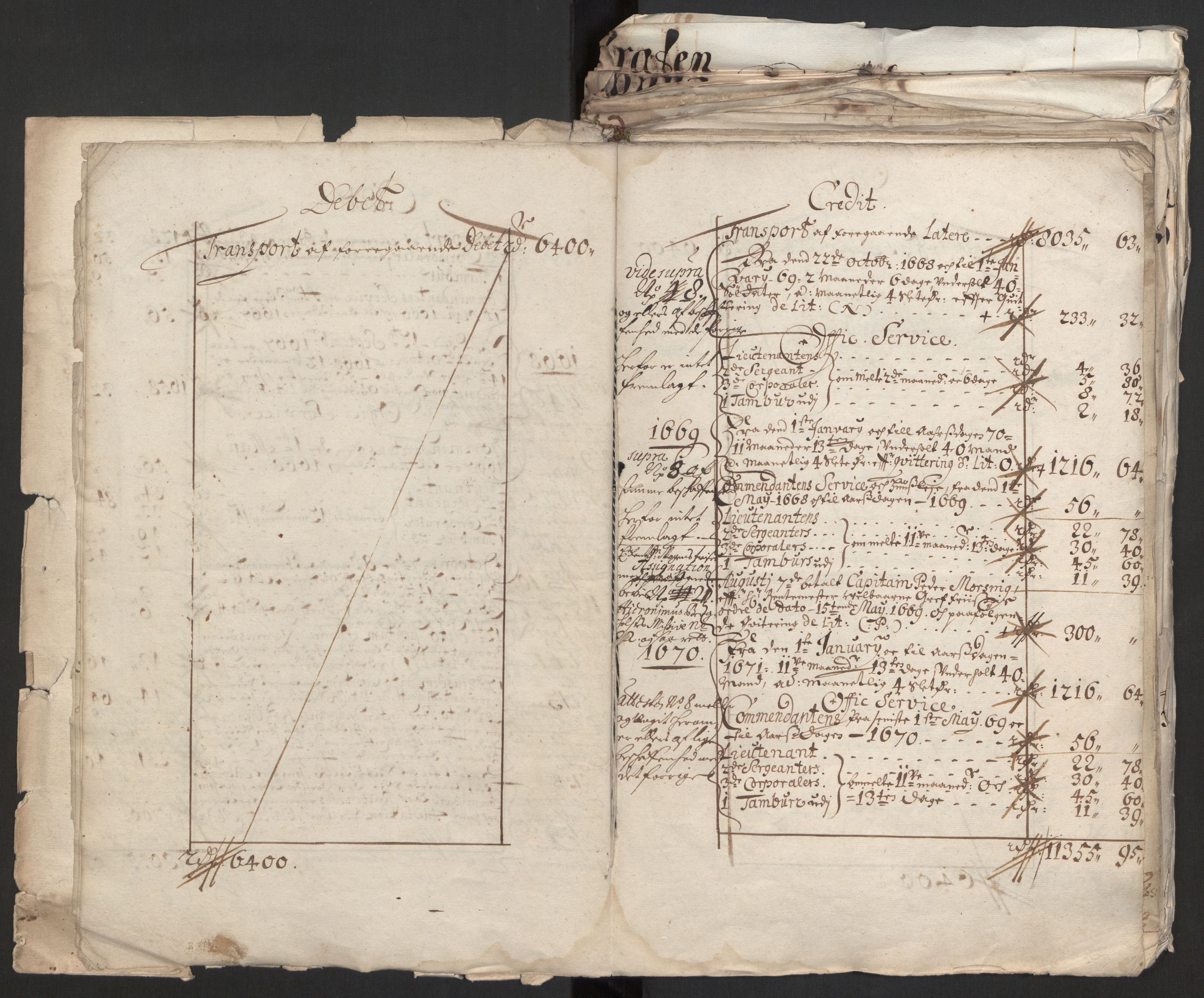 Rentekammeret inntil 1814, Reviderte regnskaper, Byregnskaper, RA/EA-4066/R/Rm/L0258: [M1] Kontribusjonsregnskap, 1664-1700, s. 8