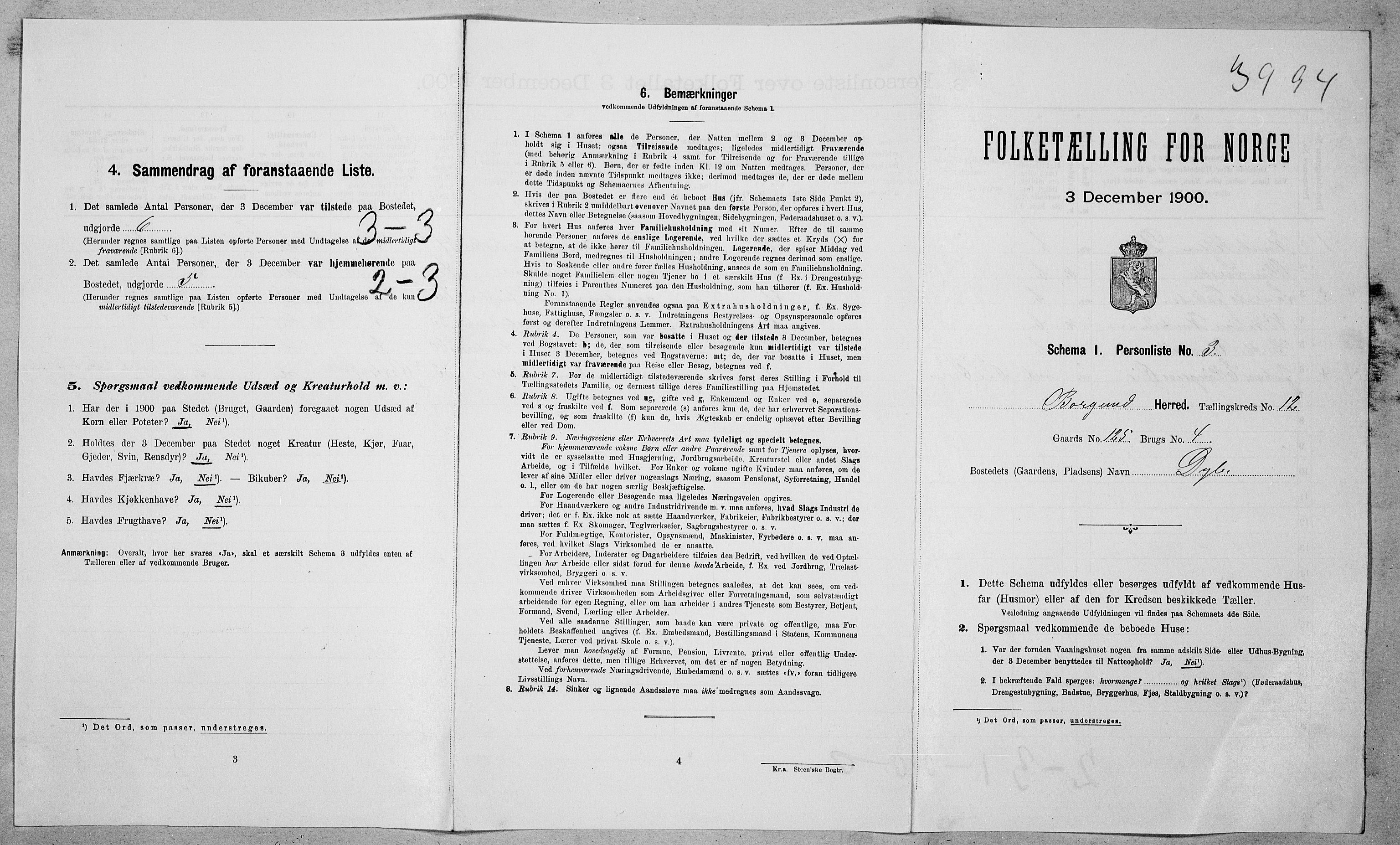 SAT, Folketelling 1900 for 1531 Borgund herred, 1900, s. 1280