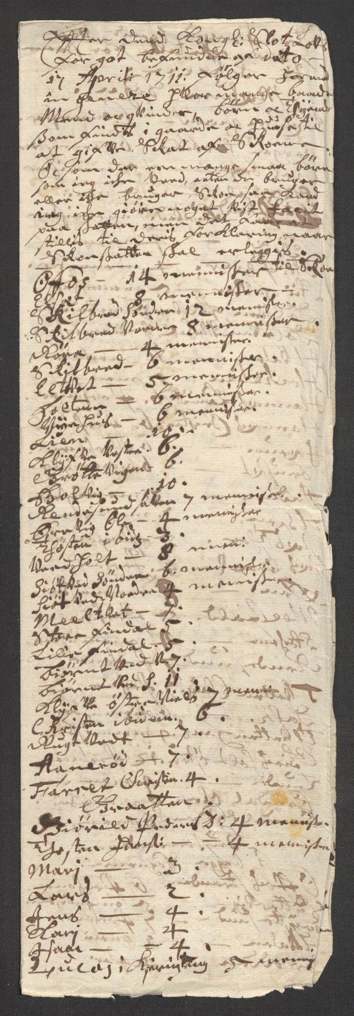 Rentekammeret inntil 1814, Reviderte regnskaper, Fogderegnskap, RA/EA-4092/R36/L2121: Fogderegnskap Øvre og Nedre Telemark og Bamble, 1711, s. 91