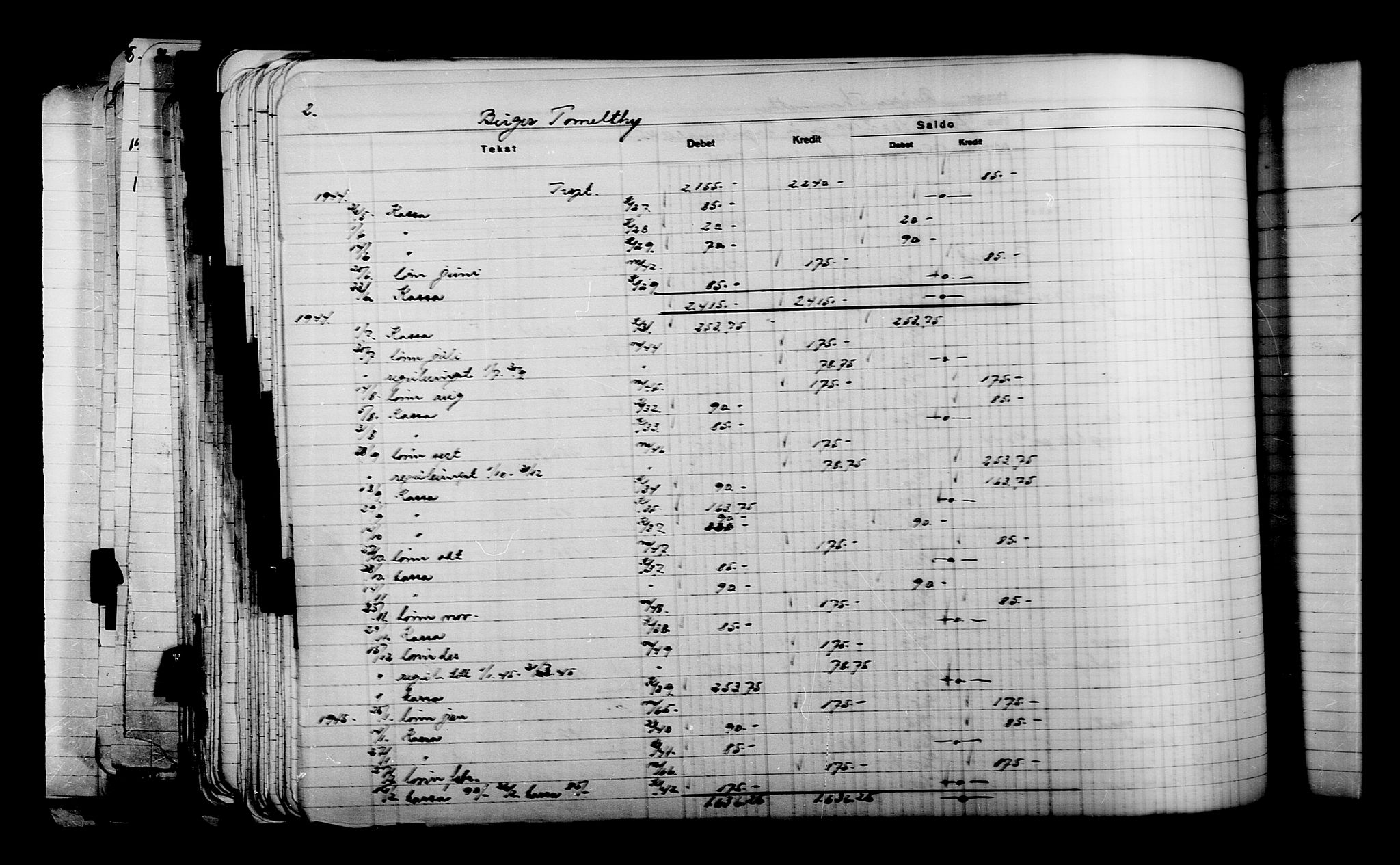 Krigsskadetrygdene for bygninger og løsøre, AV/RA-S-1548/V/L0045: Kristiansund. Skadeprotokoll. Reskontro. negativ, 1940-1945