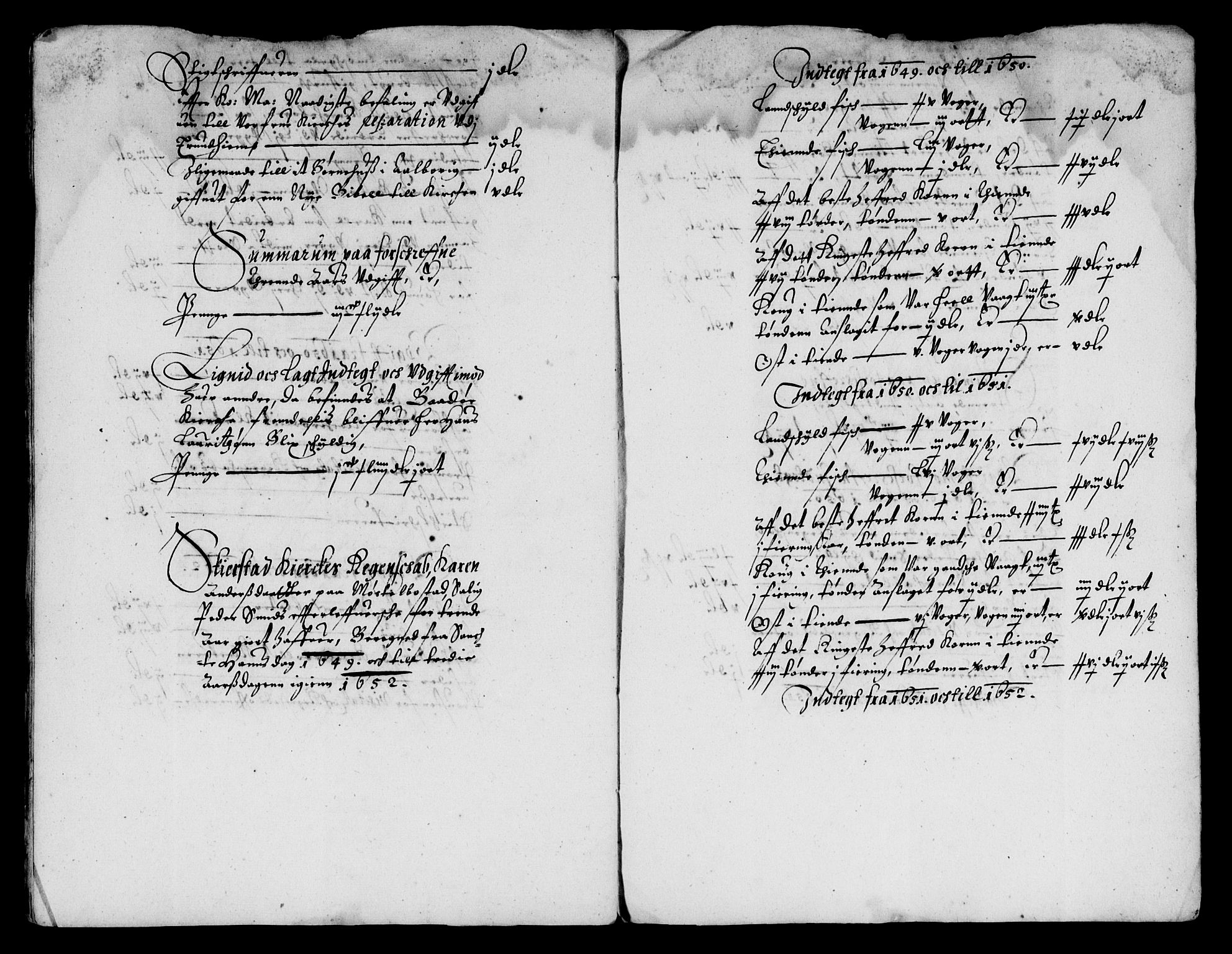 Rentekammeret inntil 1814, Reviderte regnskaper, Lensregnskaper, AV/RA-EA-5023/R/Rb/Rbz/L0037: Nordlandenes len, 1648-1655