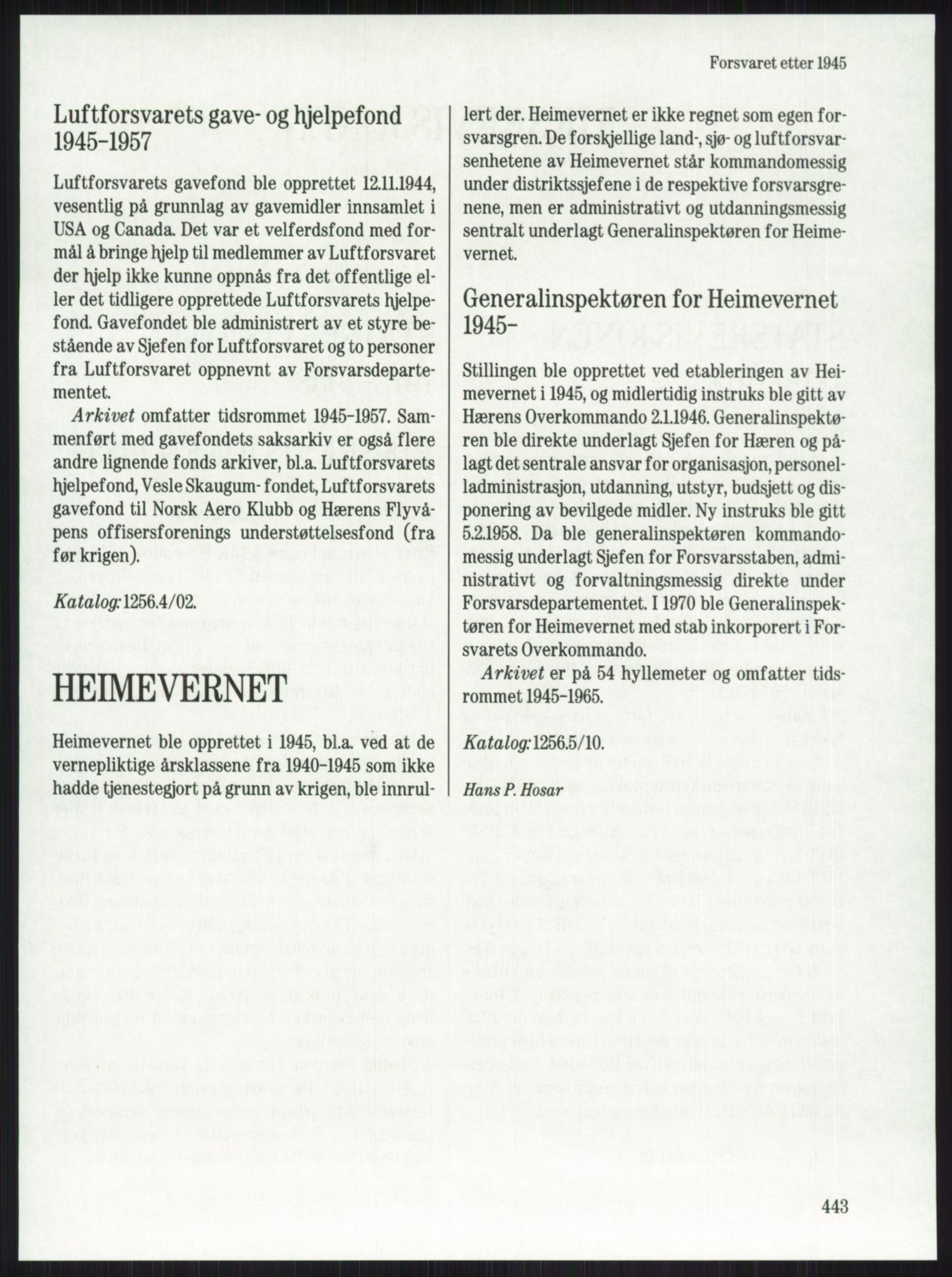 Publikasjoner utgitt av Arkivverket, PUBL/PUBL-001/A/0001: Knut Johannessen, Ole Kolsrud og Dag Mangset (red.): Håndbok for Riksarkivet (1992), 1992, s. 443