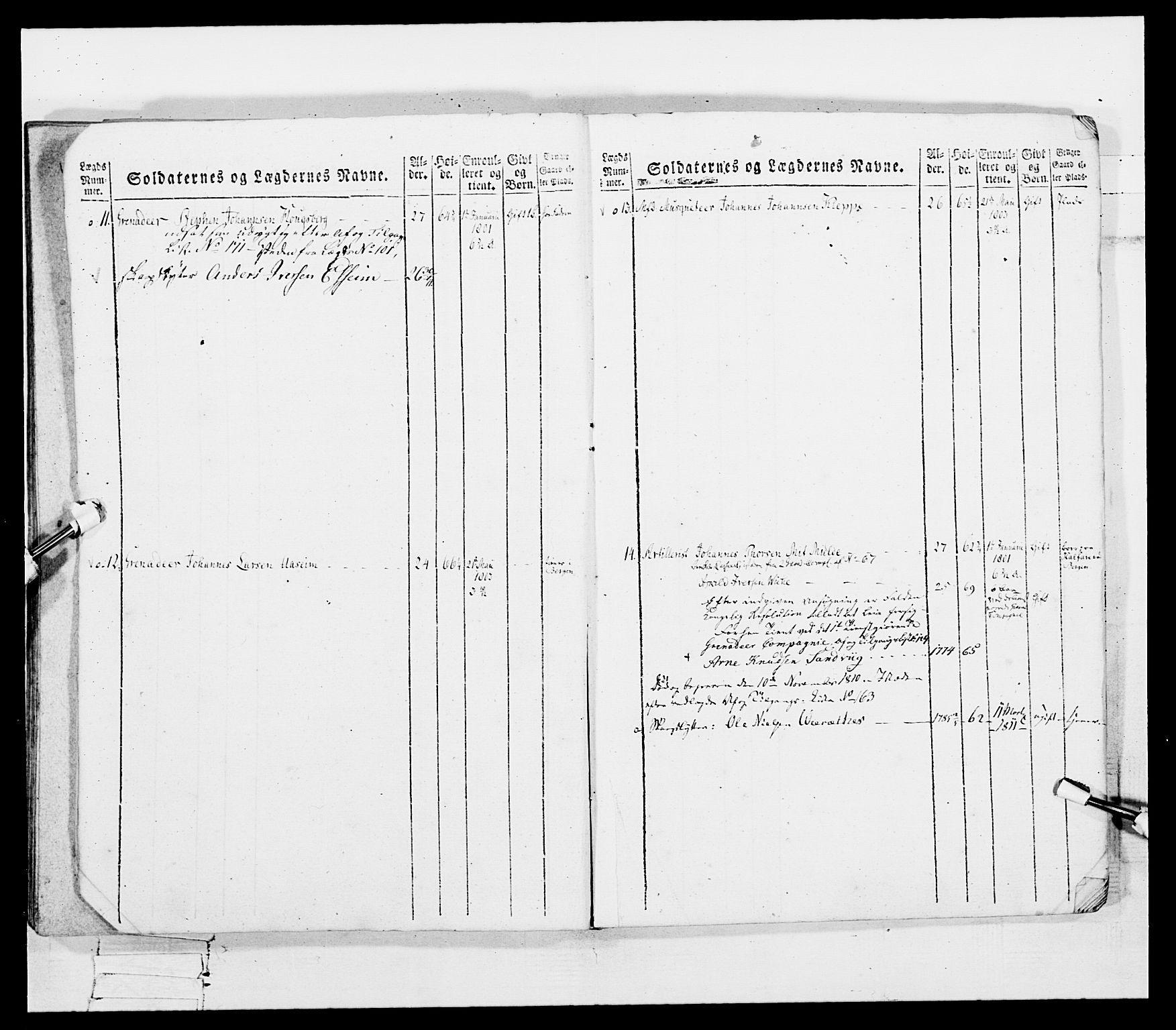 Generalitets- og kommissariatskollegiet, Det kongelige norske kommissariatskollegium, RA/EA-5420/E/Eh/L0097: Bergenhusiske nasjonale infanteriregiment, 1803-1807, s. 192