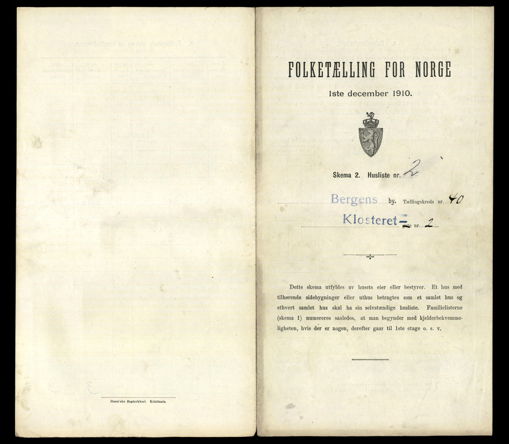 RA, Folketelling 1910 for 1301 Bergen kjøpstad, 1910, s. 13461