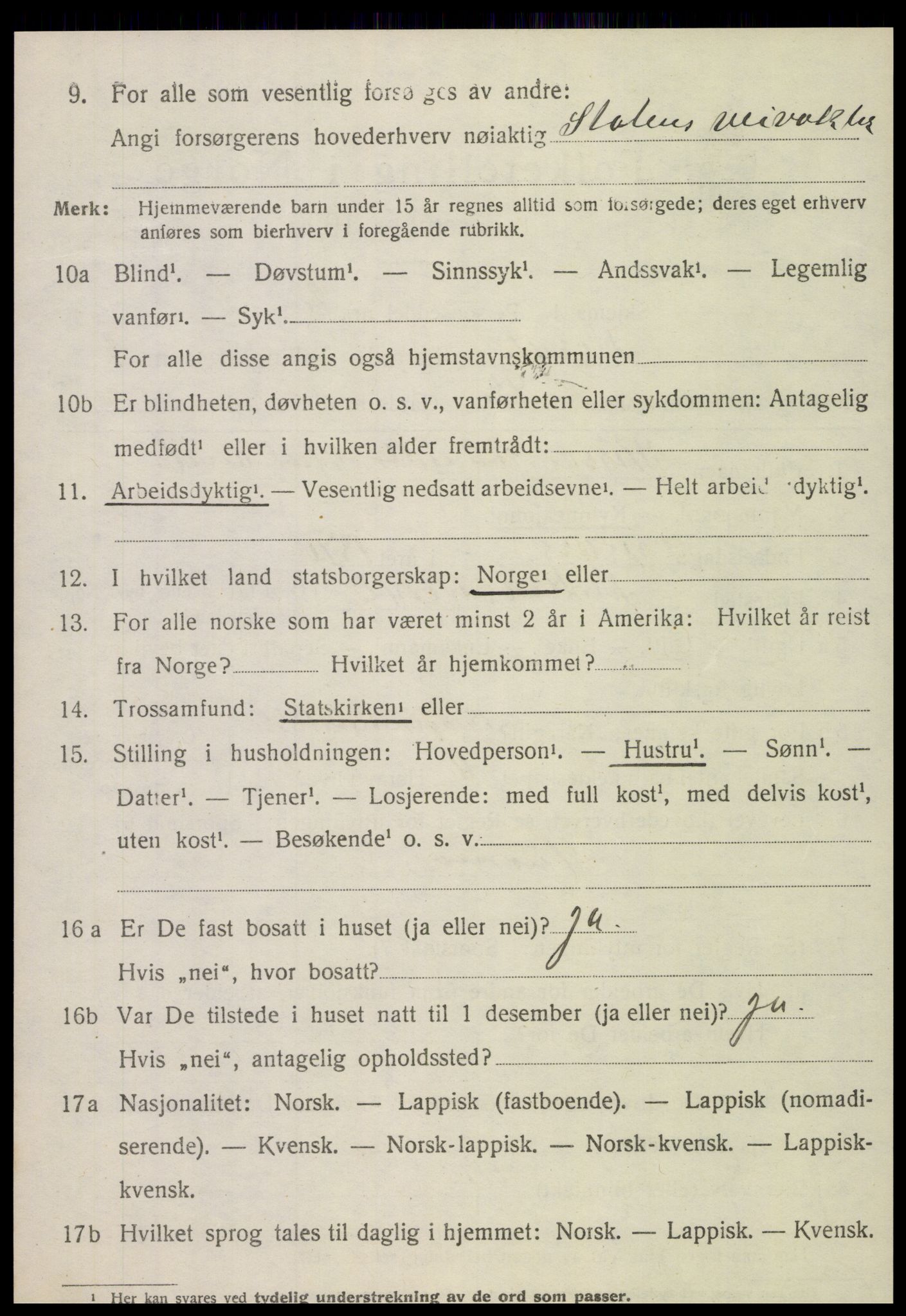 SAT, Folketelling 1920 for 1738 Nordli herred, 1920, s. 1812
