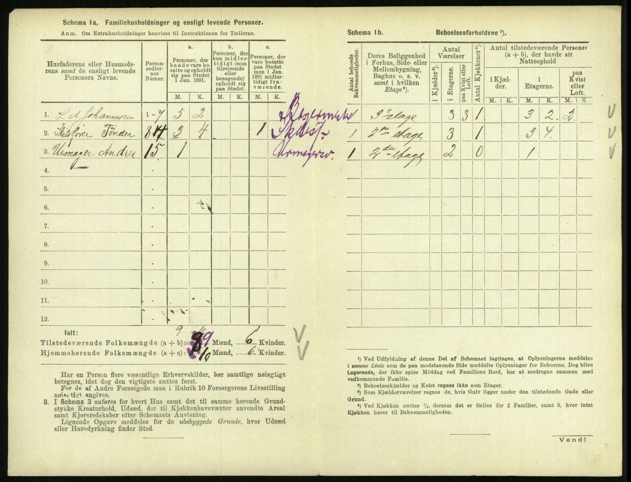 RA, Folketelling 1891 for 0801 Kragerø kjøpstad, 1891, s. 847