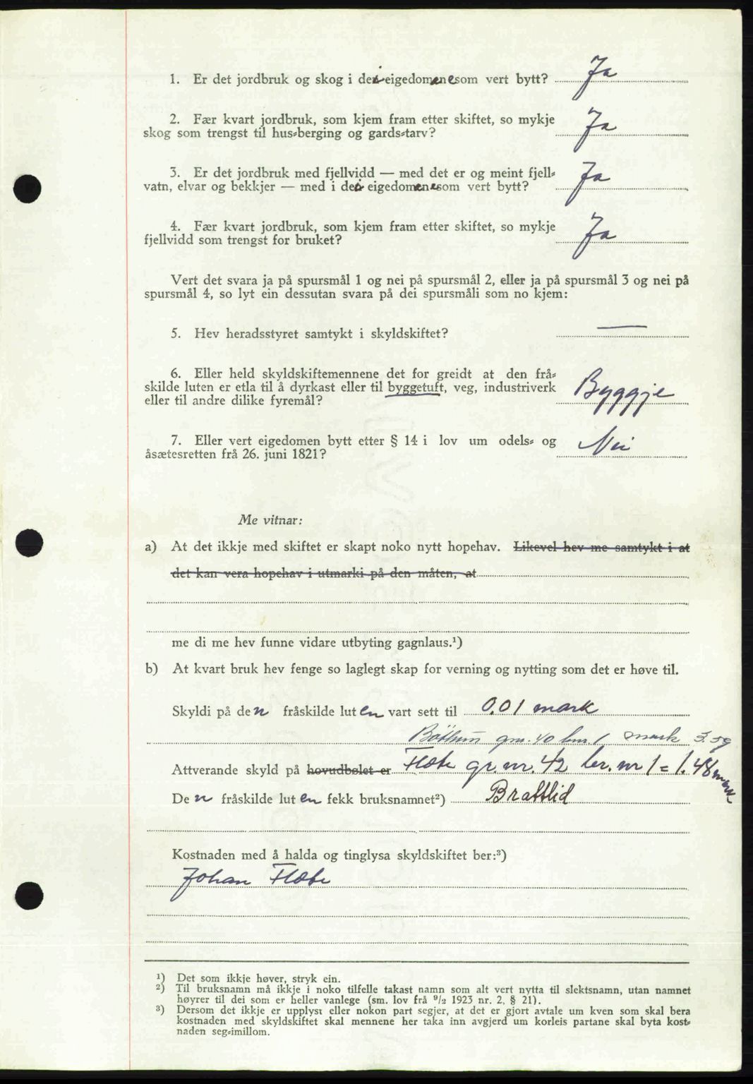 Ytre Sogn tingrett, AV/SAB-A-2601/1/G/Gbb/L0009: Pantebok nr. A6 - A7 (B4), 1950-1950, Dagboknr: 733/1950